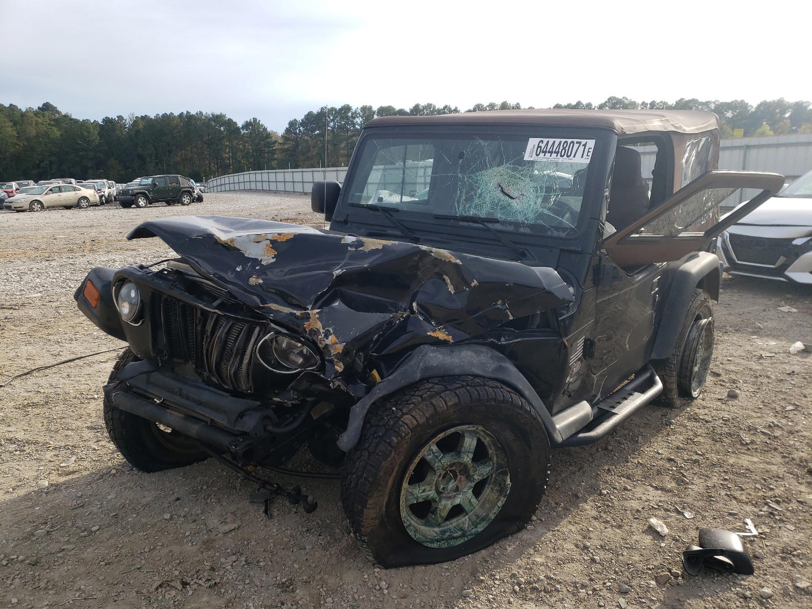 Photo 2 from auction – 2006 JEEP WRANGLER with VIN 1J4FA39S16P711472