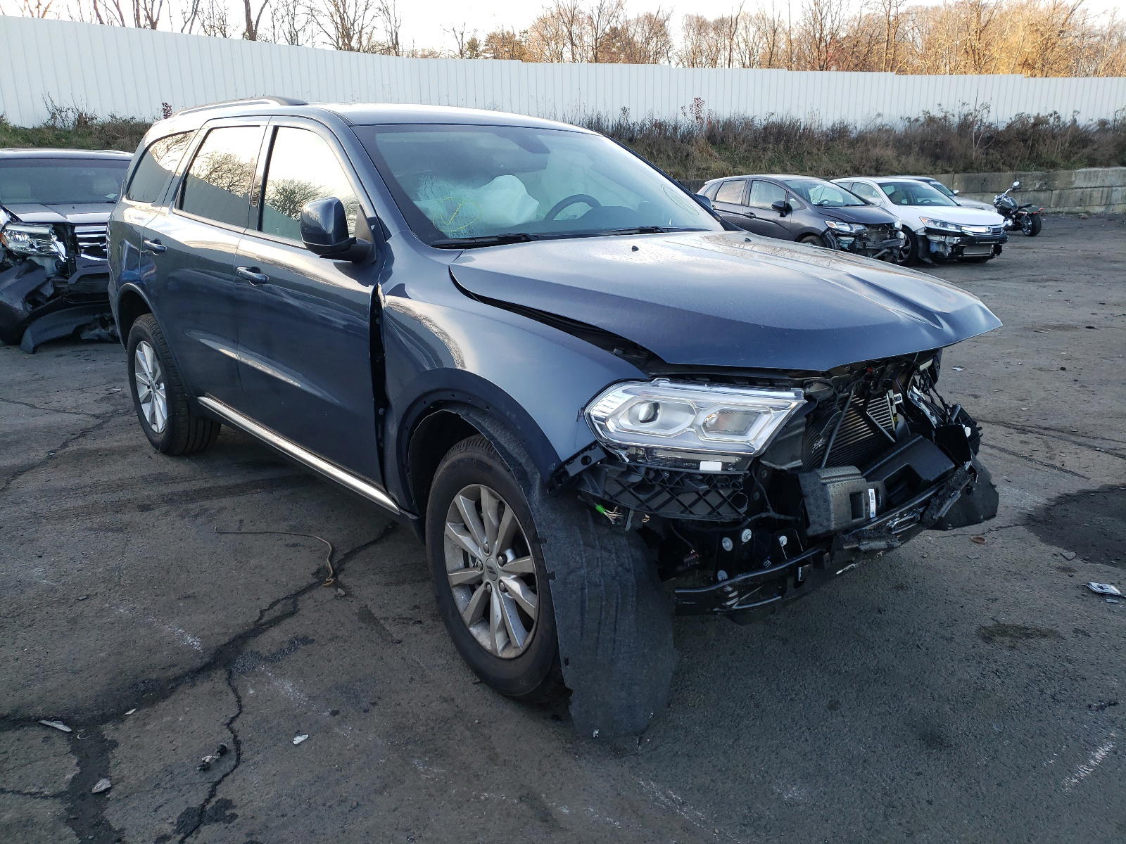 DODGE DURANGO SX 2021 with VIN 1C4RDJAG4MC759154 - Photo from auction