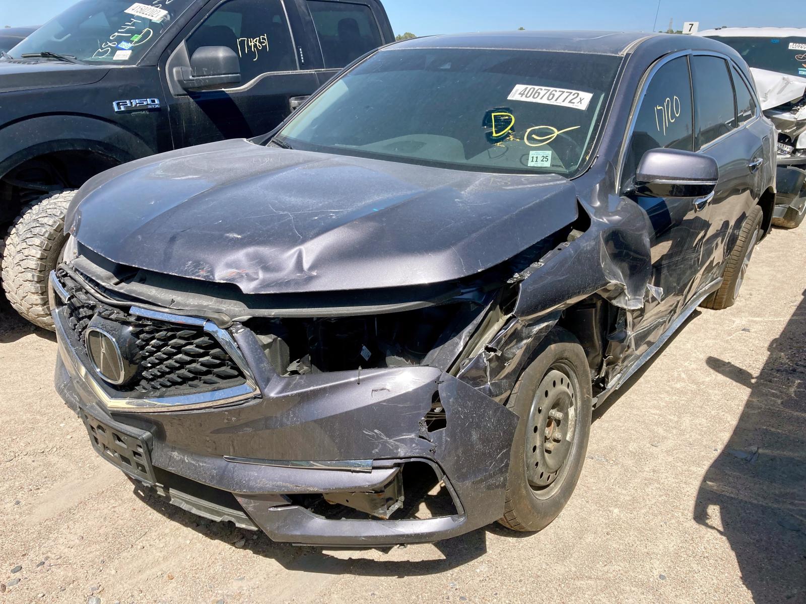 Photo 2 from auction – 2020 ACURA MDX with VIN 5J8YD4H31LL048270