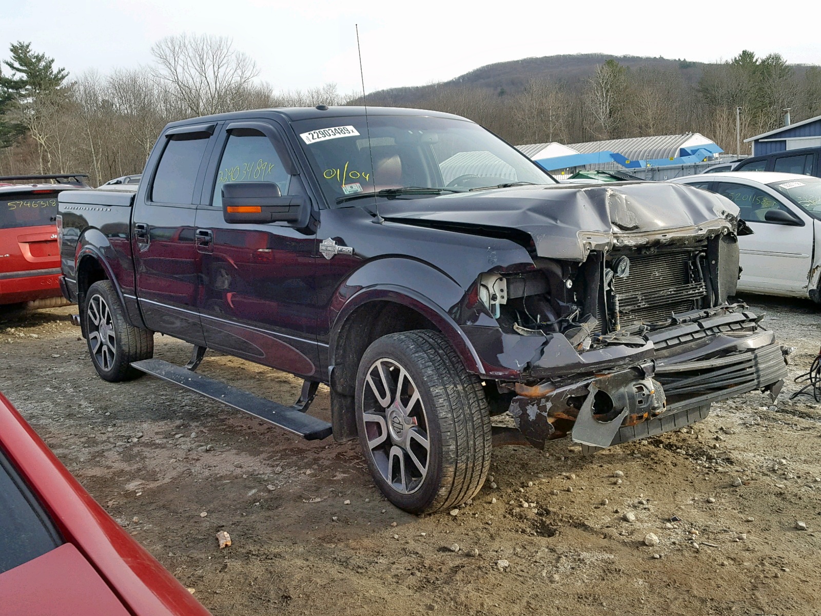 FORD F150 SUPER 2010 with VIN 1FTFW1EV5AFB33094 - Photo from auction