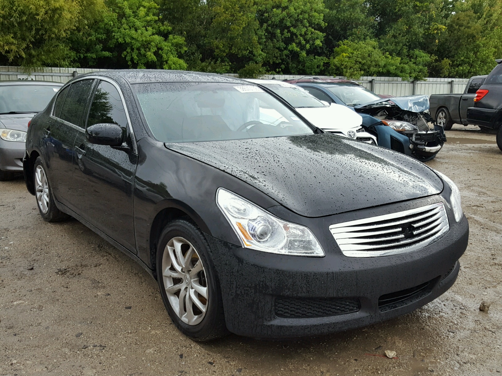 INFINITI G35 2008 with VIN JNKBV61E28M225949 - Photo from auction