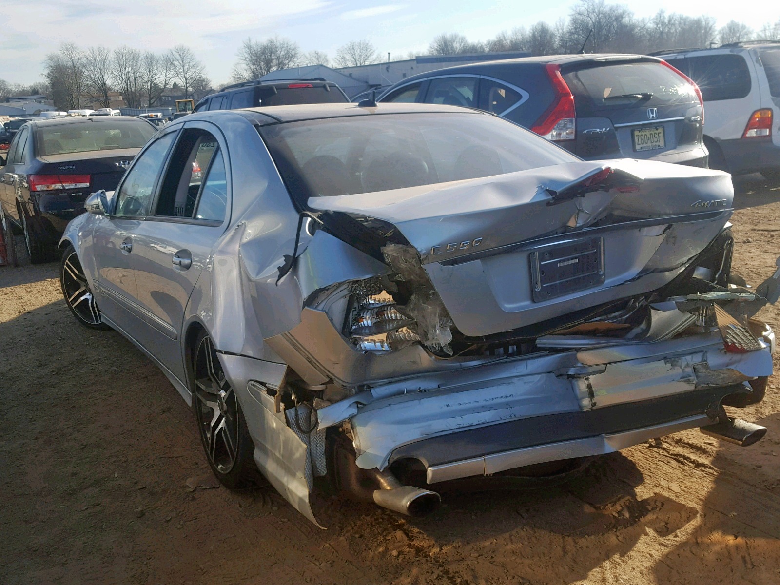 Photo 3 from auction – 2008 MERCEDES-BENZ E 550 4MAT with VIN WDBUF90X78B282489
