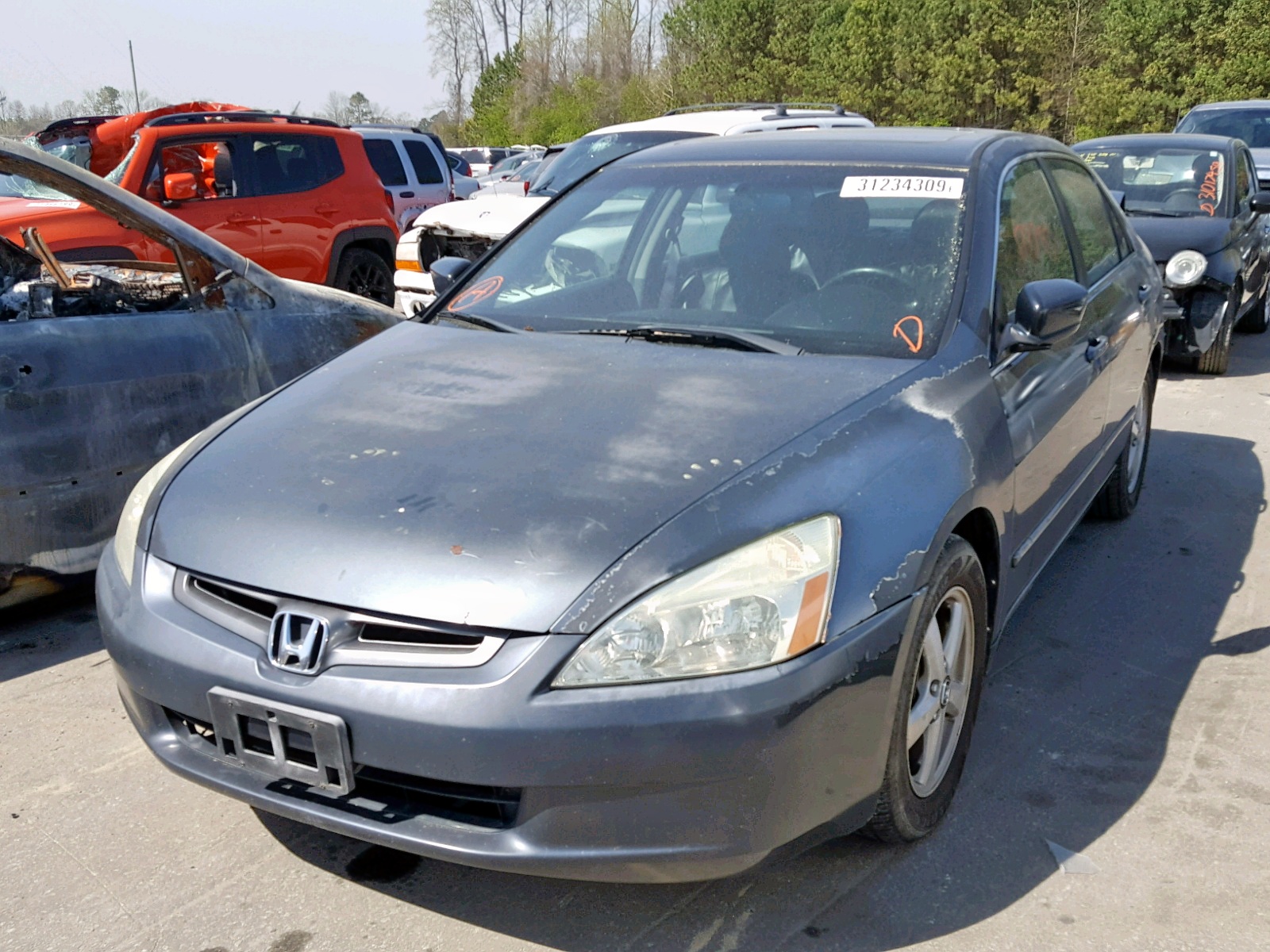 Photo 2 from auction – 2003 HONDA ACCORD EX with VIN 1HGCM56603A093984