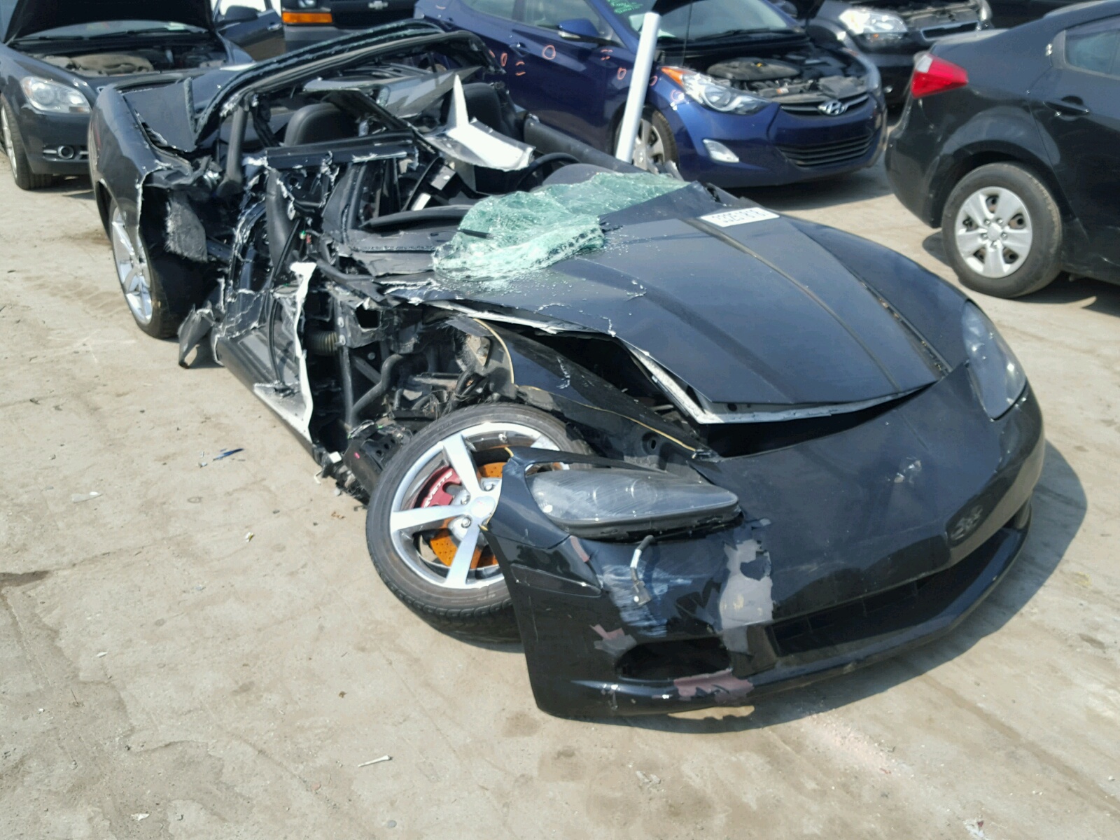 CHEVROLET CORVETTE 2008 with VIN 1G1YY26W085106684 - Photo from auction