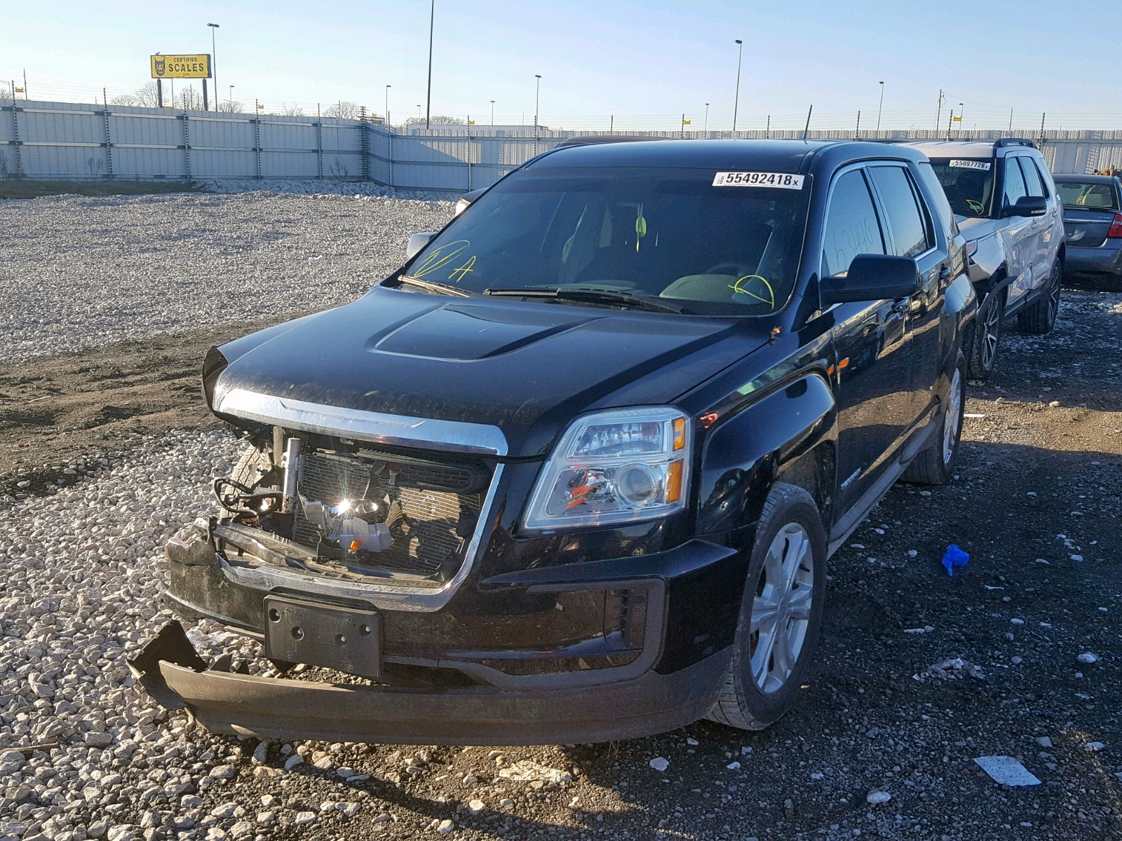 Photo 2 from auction – 2017 GMC TERRAIN SL with VIN 2GKALMEKXH6269305