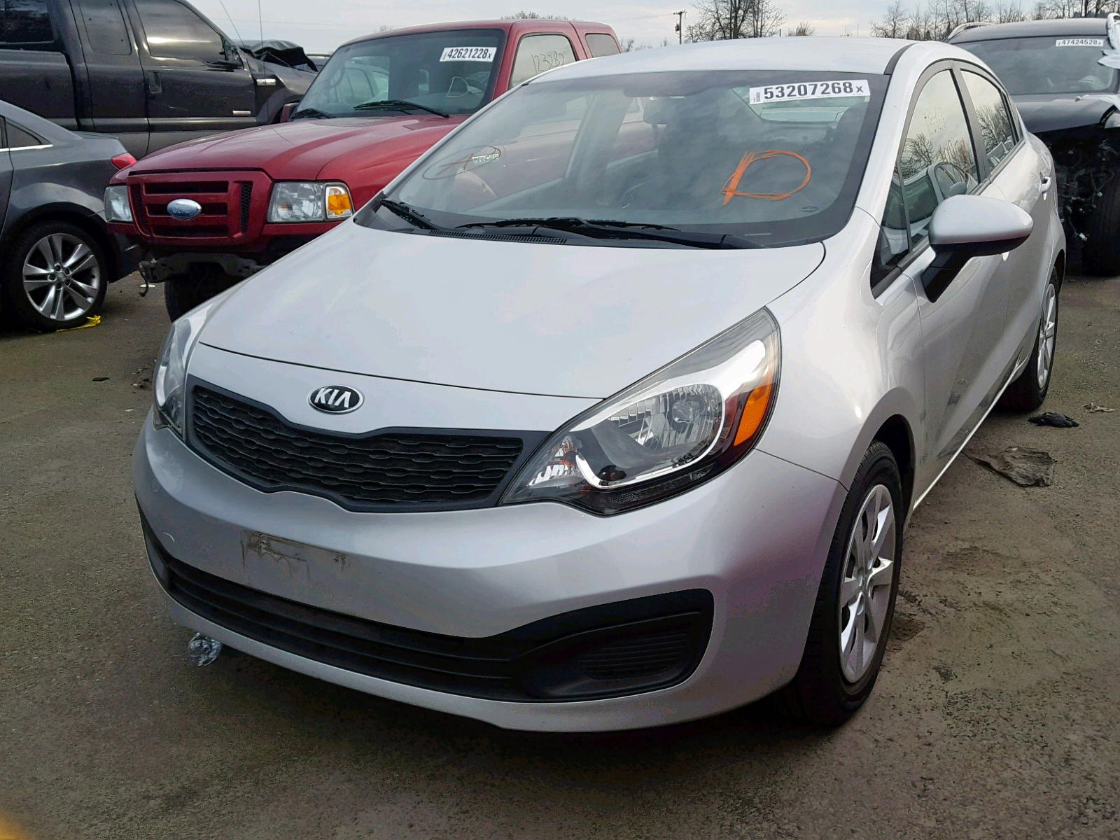 Photo 2 from auction – 2013 KIA RIO LX with VIN KNADM4A38D6172914