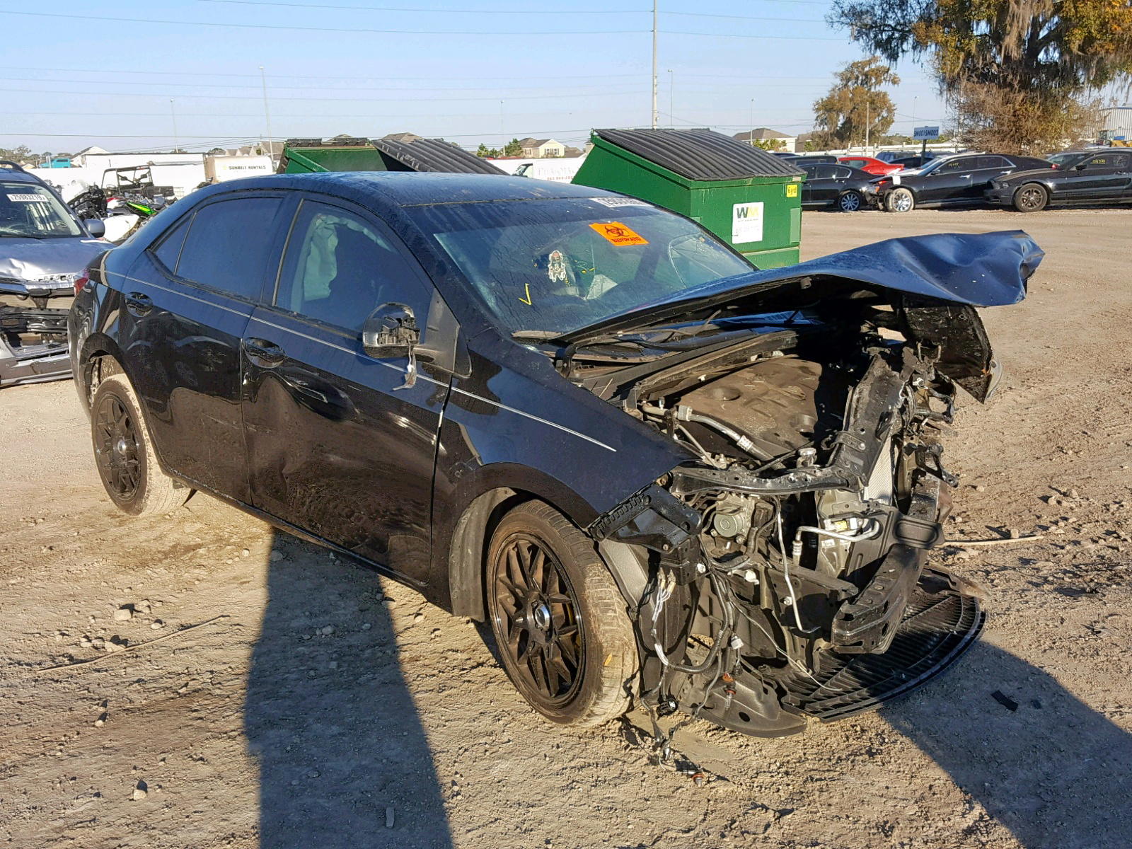 TOYOTA COROLLA L 2015 with VIN 2T1BURHE5FC259910 - Photo from auction