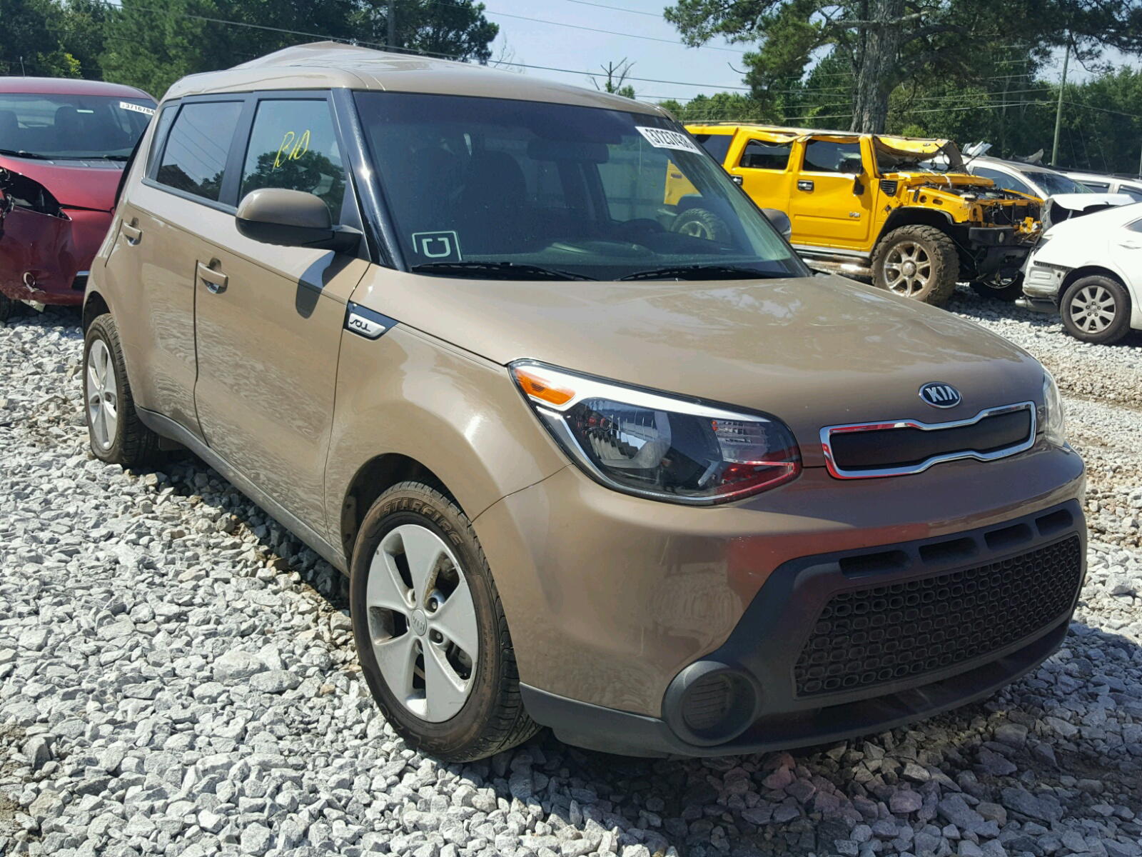 KIA SOUL 2016 with VIN KNDJN2A21G7295161 - Photo from auction