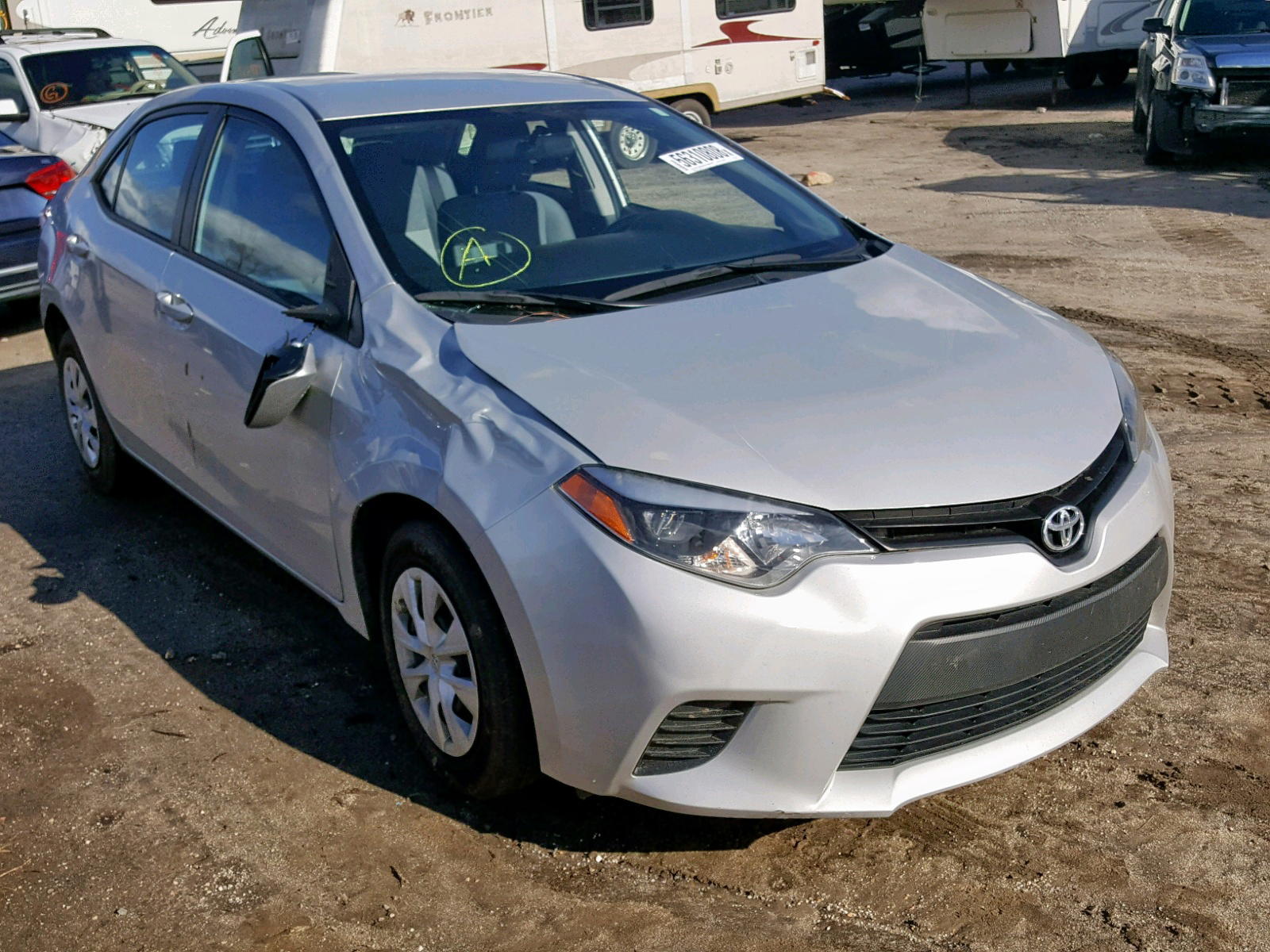 TOYOTA COROLLA L 2016 with VIN 2T1BURHEXGC511653 - Photo from auction