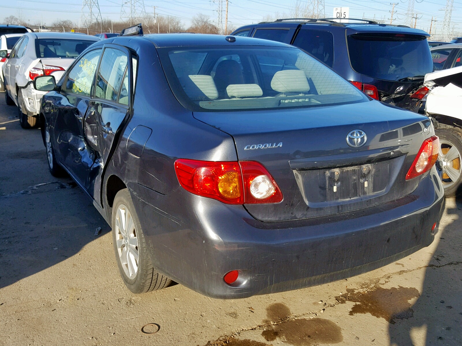 Photo 3 from auction – 2009 TOYOTA COROLLA BA with VIN 1NXBU40E99Z116539