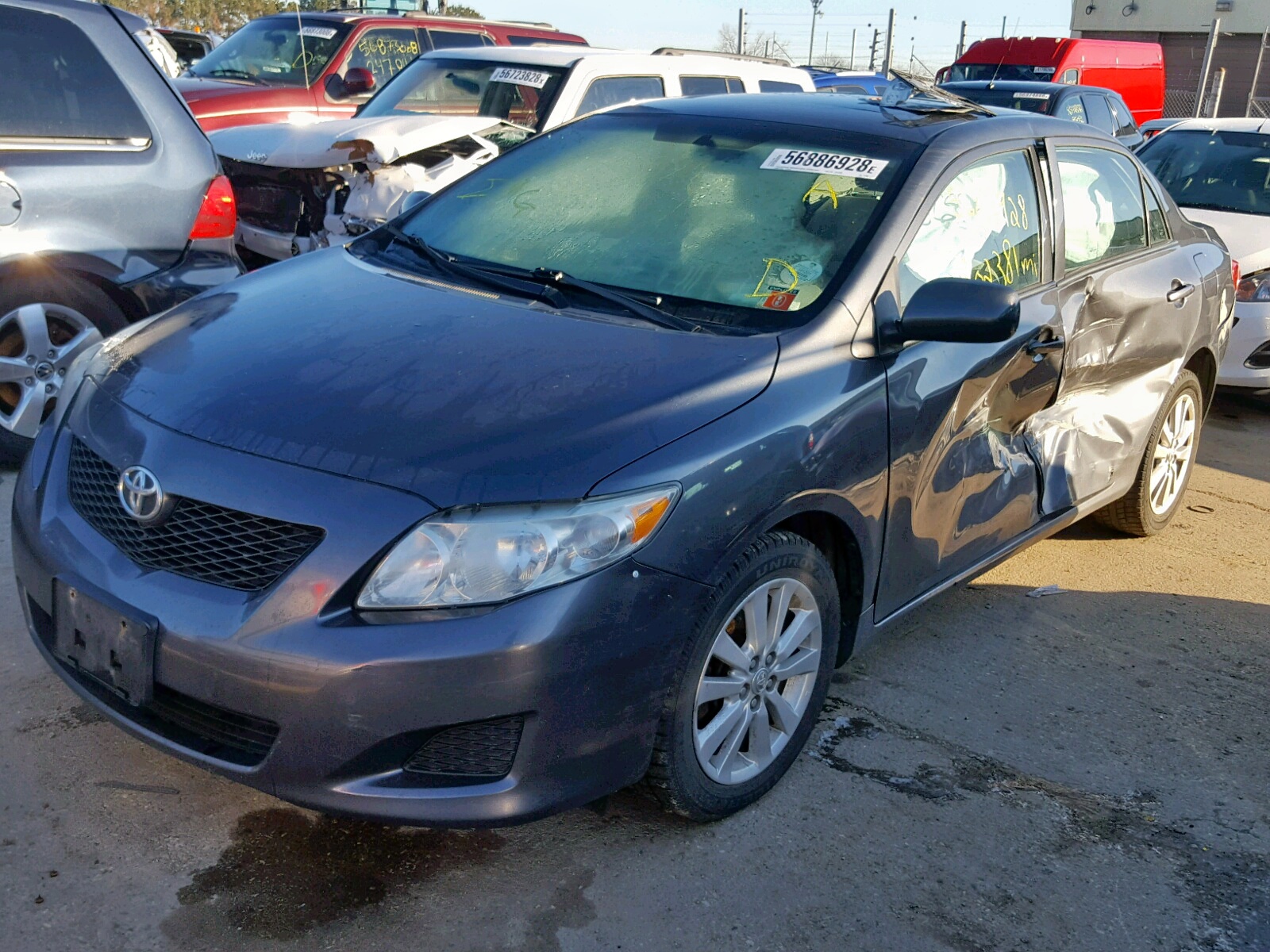 Photo 2 from auction – 2009 TOYOTA COROLLA BA with VIN 1NXBU40E99Z116539