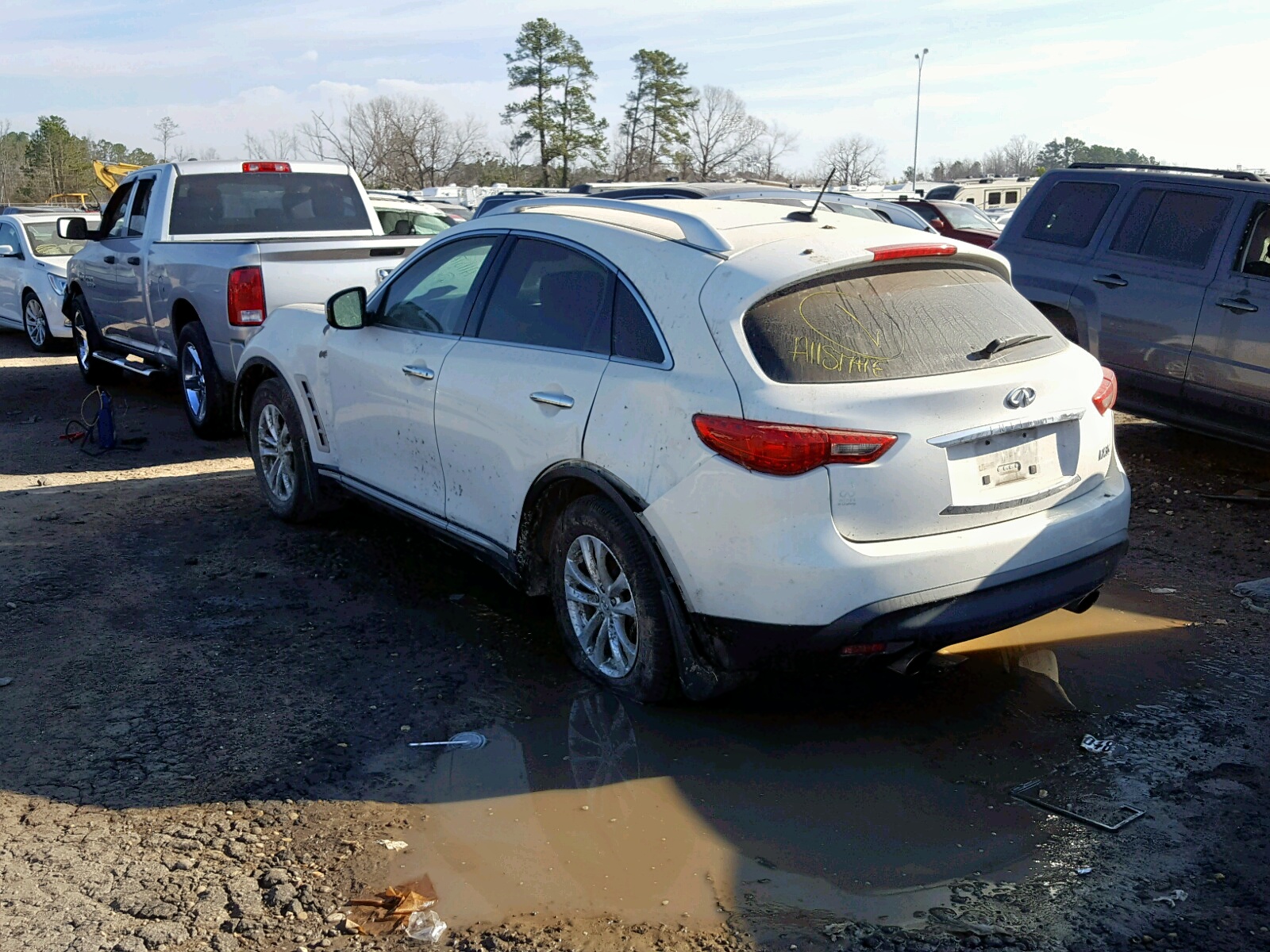 Photo 3 from auction – 2009 INFINITI FX35 with VIN JNRAS18U09M100620