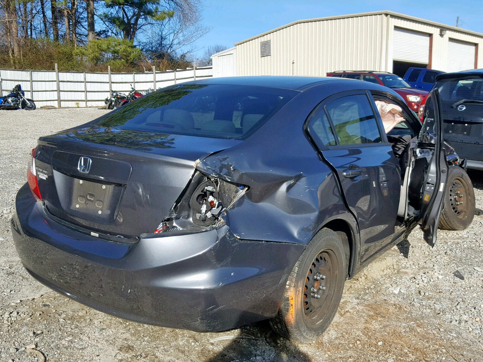 Photo 4 from auction – 2012 HONDA CIVIC LX with VIN 19XFB2F58CE005803