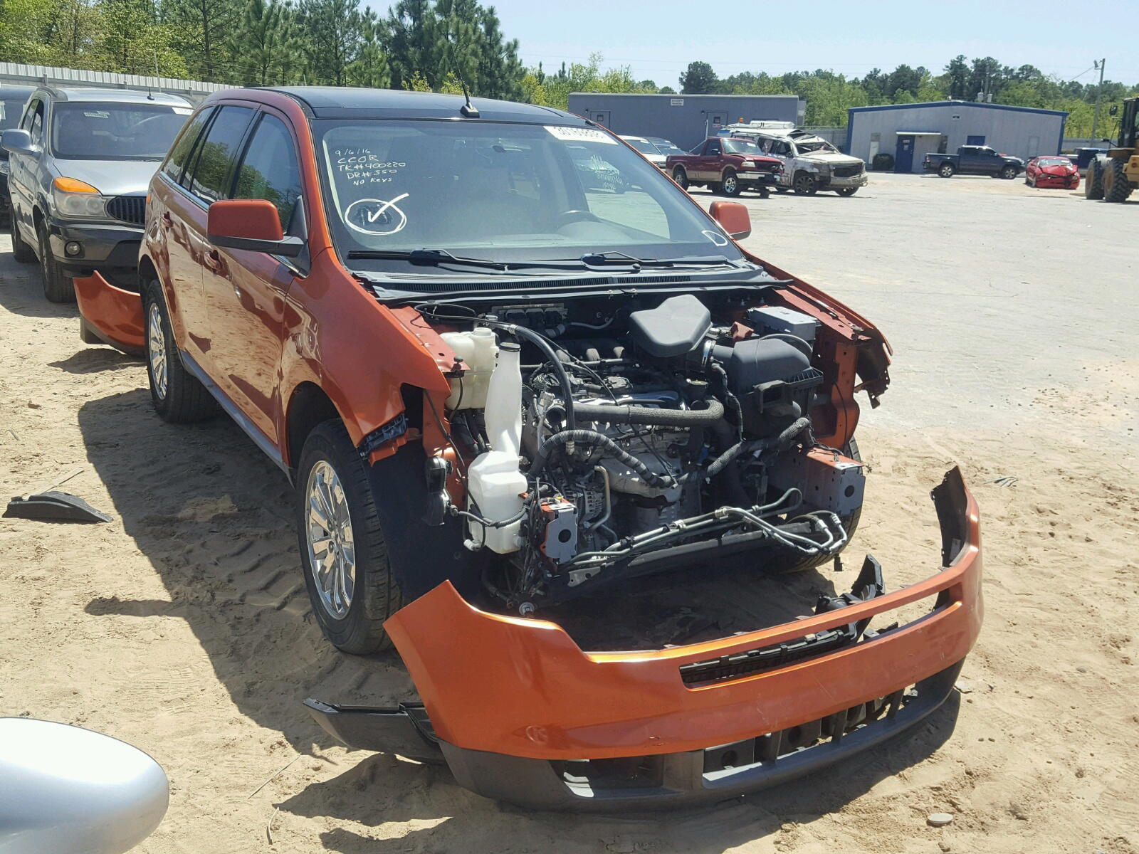 FORD EDGE LIMIT 2008 with VIN 2FMDK39CX8BB31923 - Photo from auction