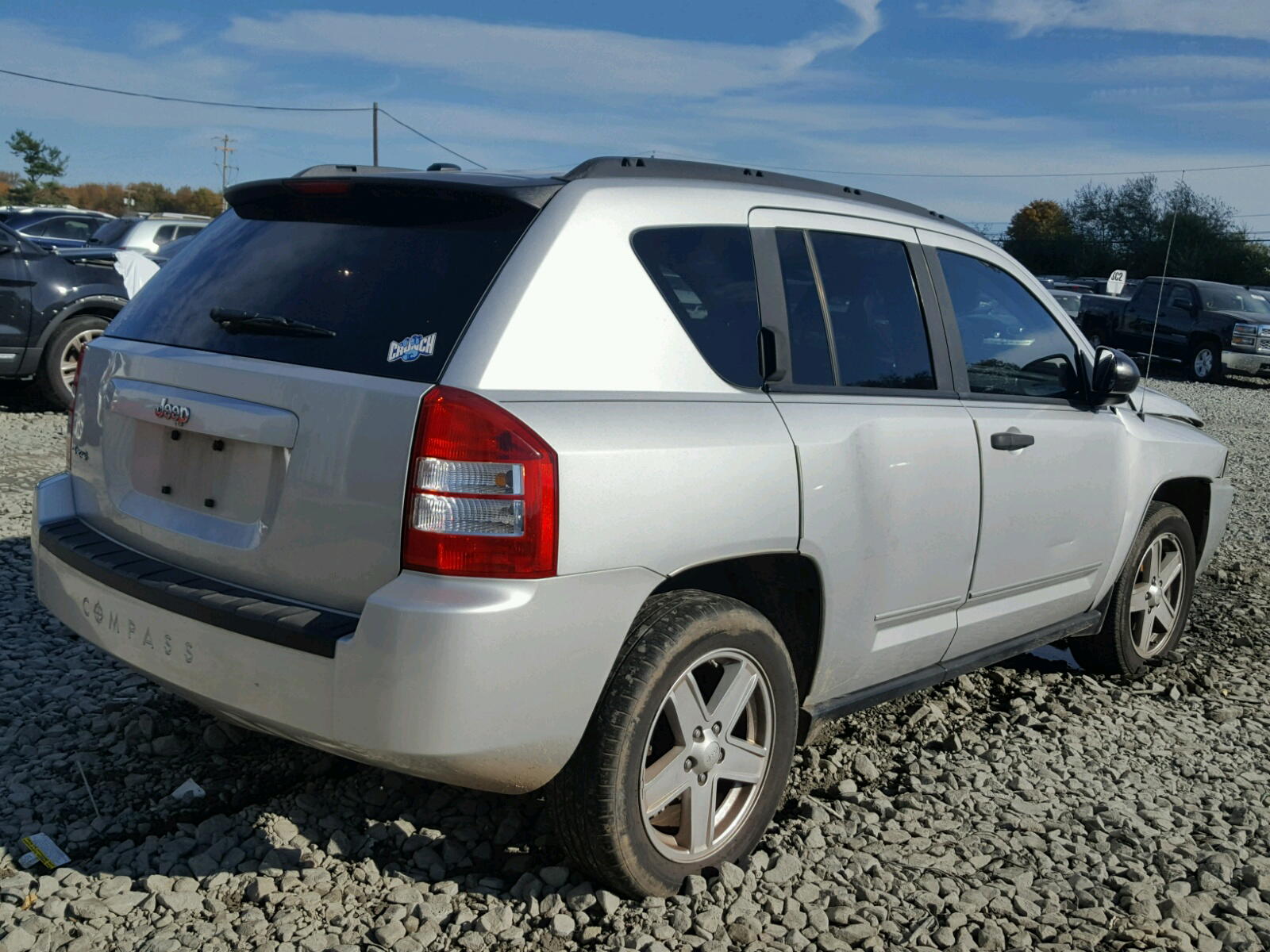 Photo 4 from auction – 2008 JEEP COMPASS SP with VIN 1J8FF47W48D759693