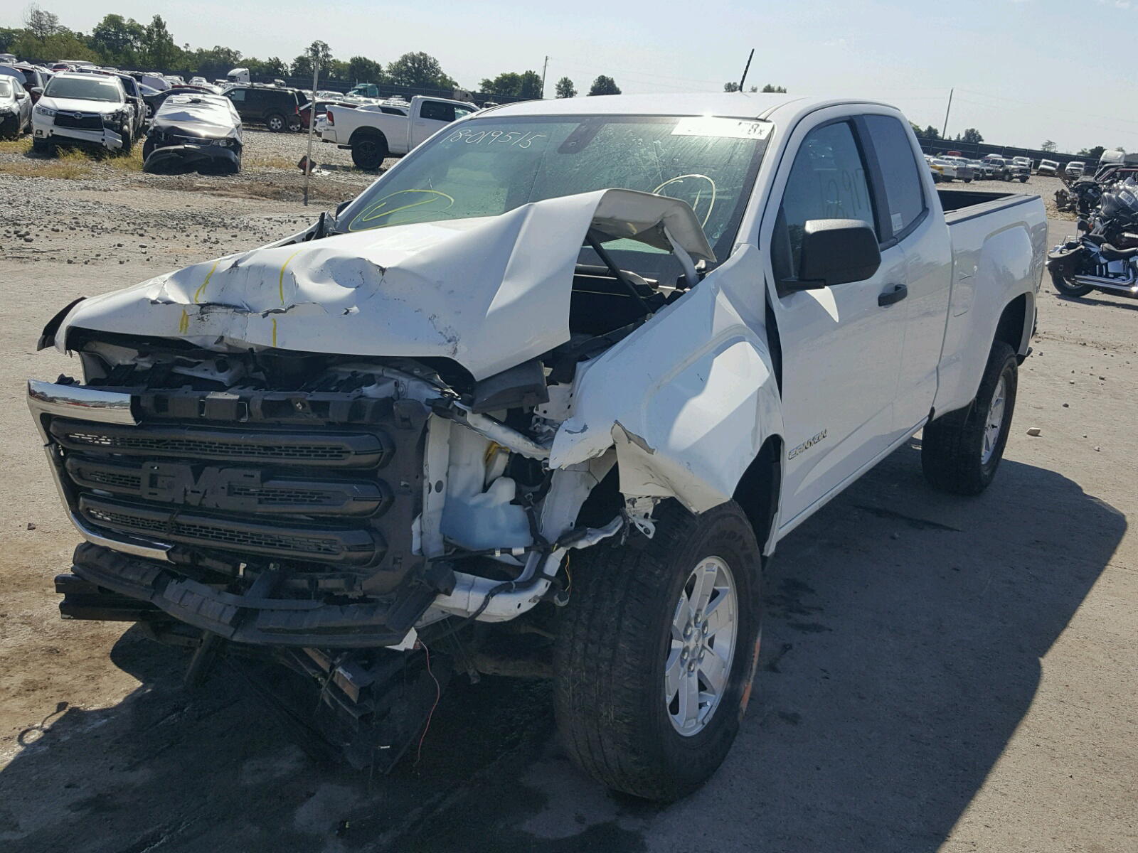 Photo 2 from auction – 2016 GMC CANYON with VIN 1GTH5BEAXG1125853