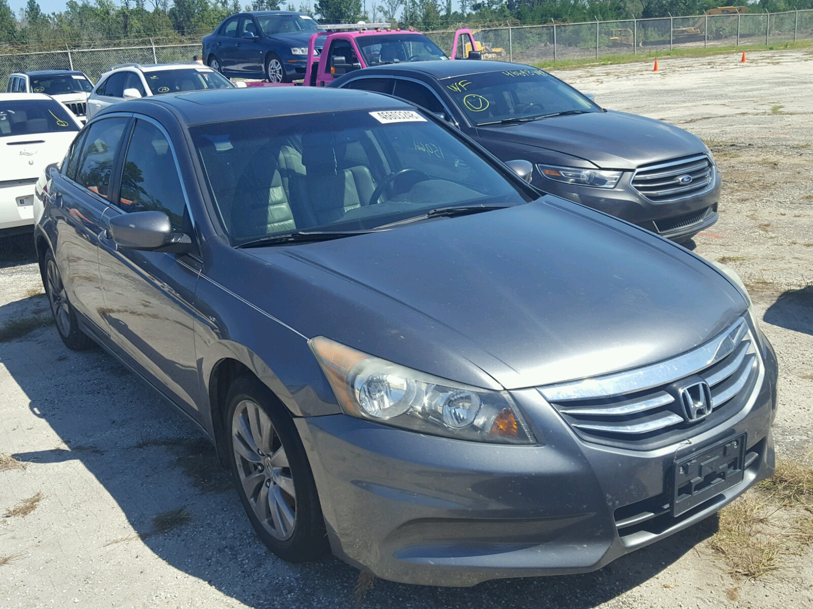 HONDA ACCORD EXL 2011 with VIN 1HGCP2F81BA121636 - Photo from auction