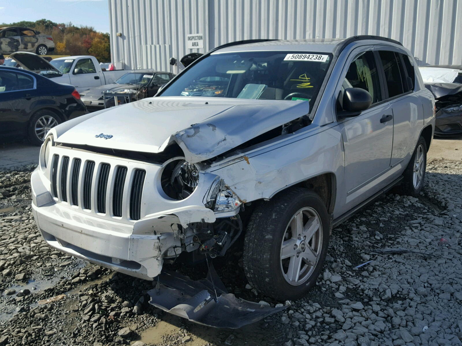 Photo 2 from auction – 2008 JEEP COMPASS SP with VIN 1J8FF47W48D759693