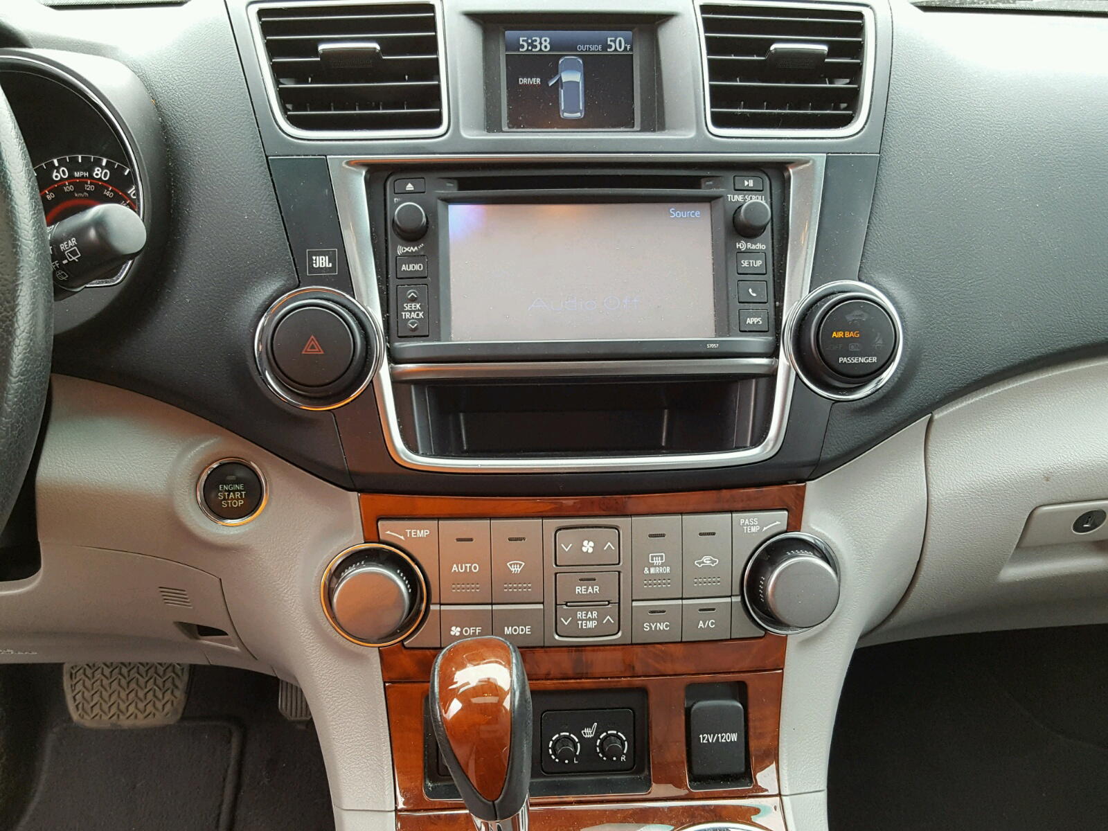 Photo 9 from auction – 2013 TOYOTA HIGHLANDER with VIN 5TDDK3EHXDS190954