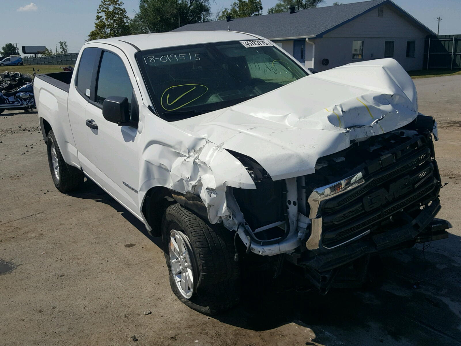 GMC CANYON 2016 with VIN 1GTH5BEAXG1125853 - Photo from auction