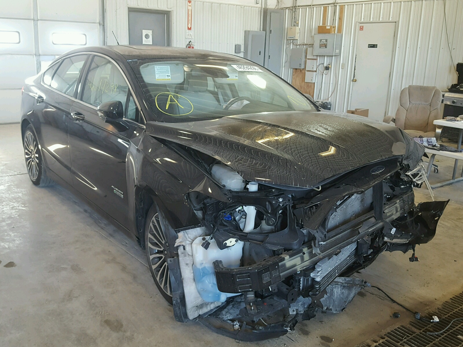 FORD FUSION TIT 2017 with VIN 3FA6P0SU4HR238991 - Photo from auction
