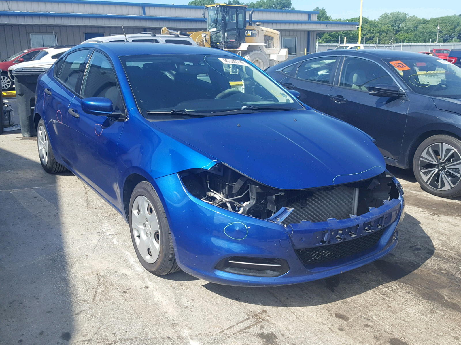 DODGE DART SE 2013 with VIN 1C3CDFAA1DD295950 - Photo from auction