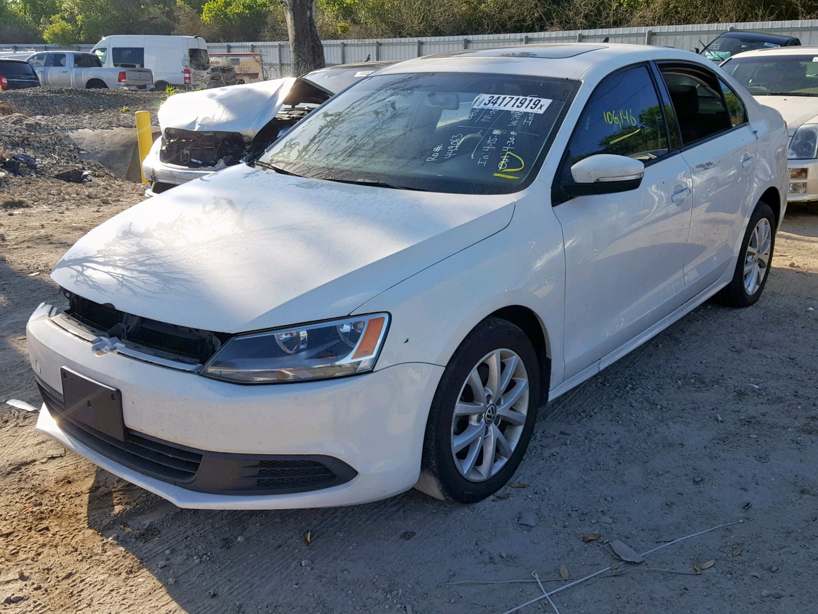Photo 2 from auction – 2012 VOLKSWAGEN JETTA SE with VIN 3VWDP7AJ5CM342894