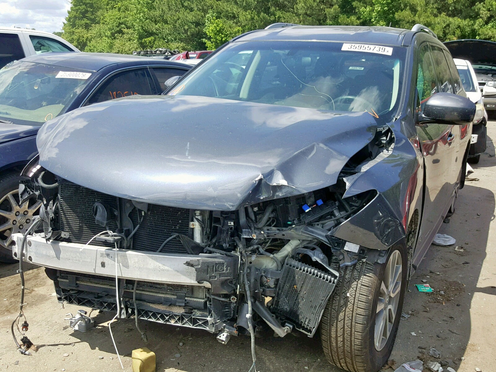Photo 2 from auction – 2013 NISSAN PATHFINDER with VIN 5N1AR2MNXDC647534