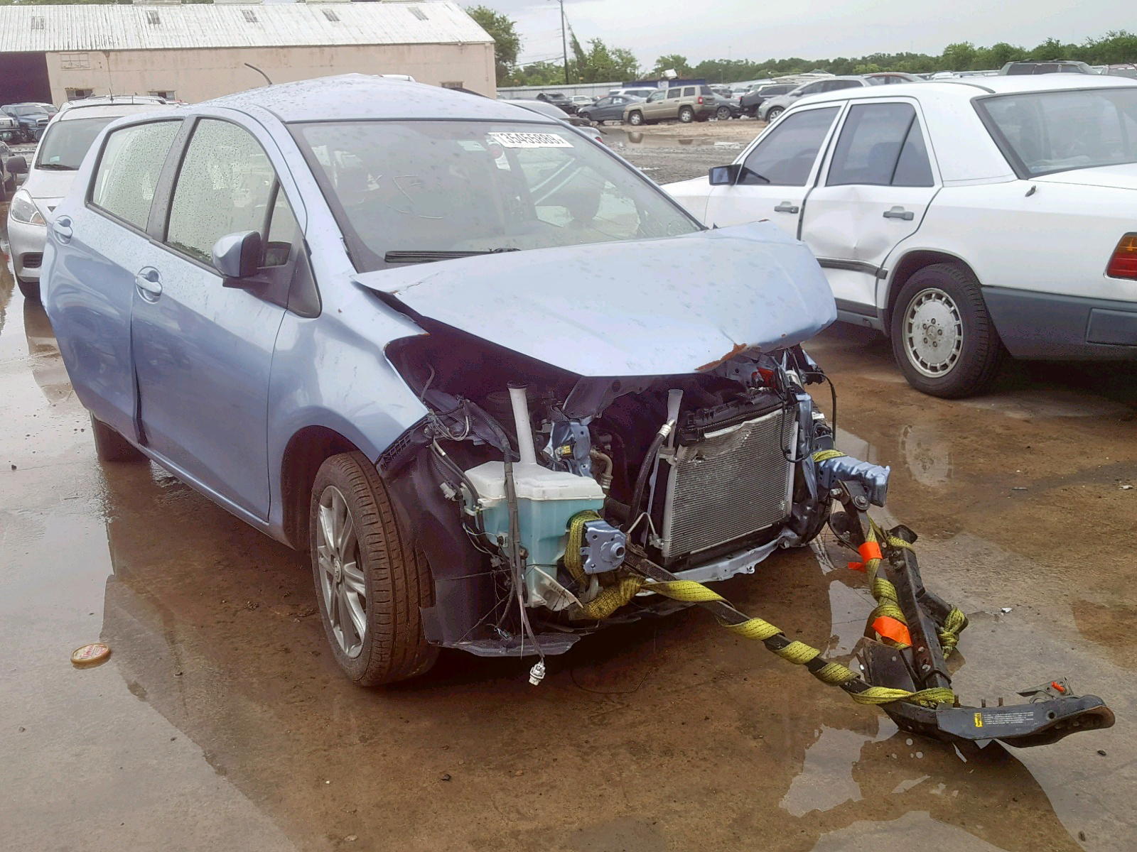 TOYOTA YARIS 2012 with VIN JTDKTUD31CD534441 - Photo from auction