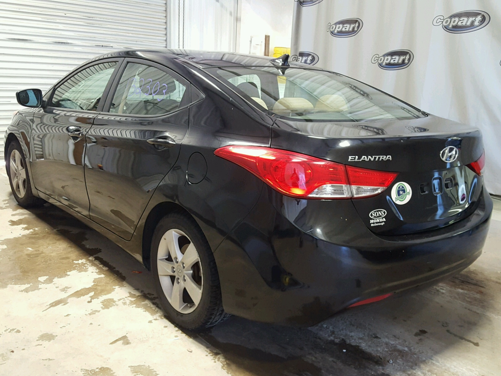 Photo 3 from auction – 2012 HYUNDAI ELANTRA with VIN 5NPDH4AE5CH117575