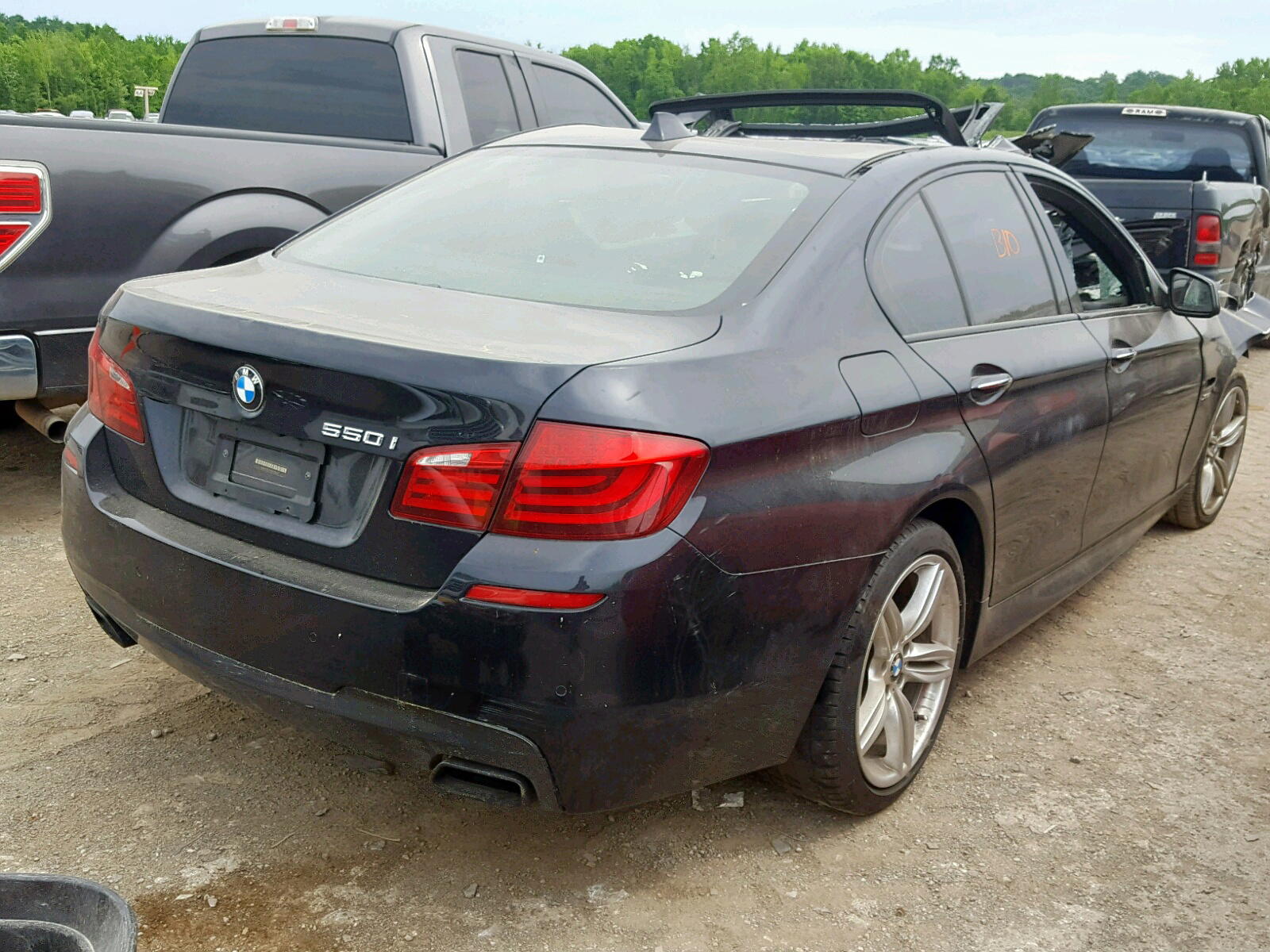 Photo 4 from auction – 2011 BMW 550 XI with VIN WBAFU9C52BC278052