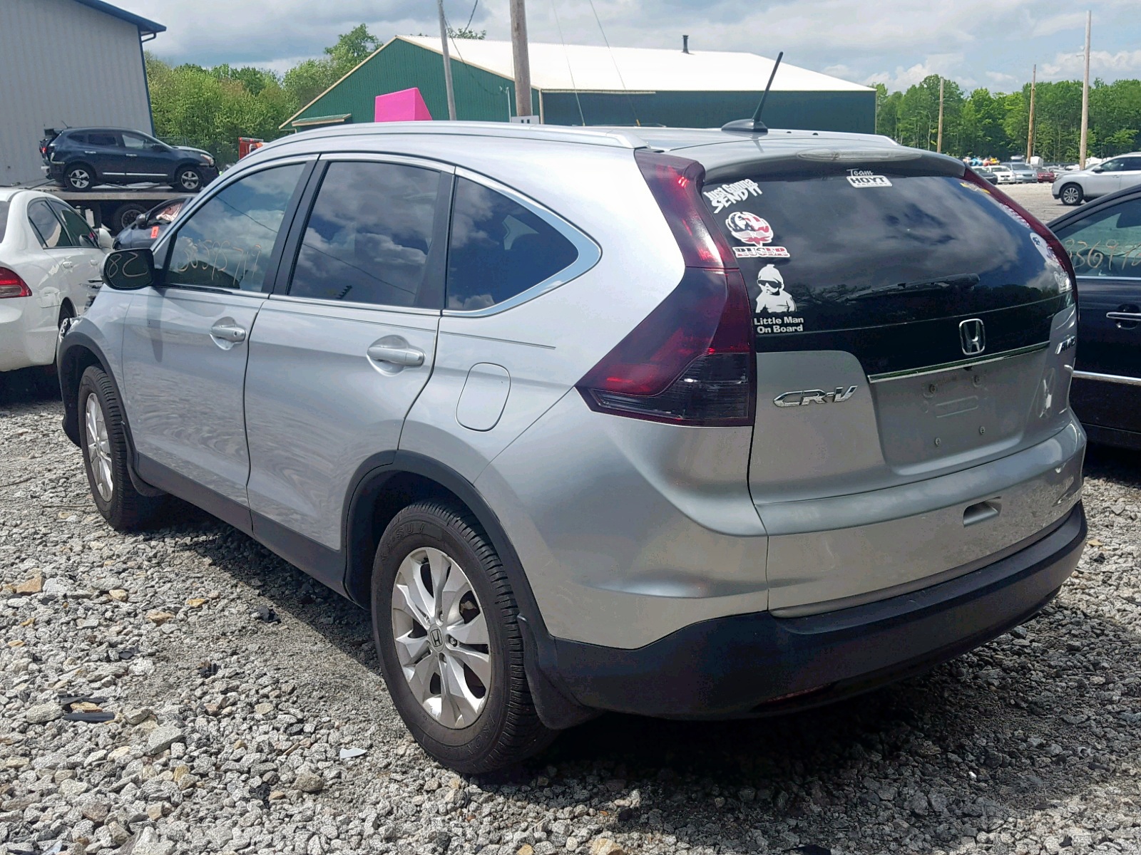 Photo 3 from auction – 2014 HONDA CR-V EXL with VIN 2HKRM4H78EH676419