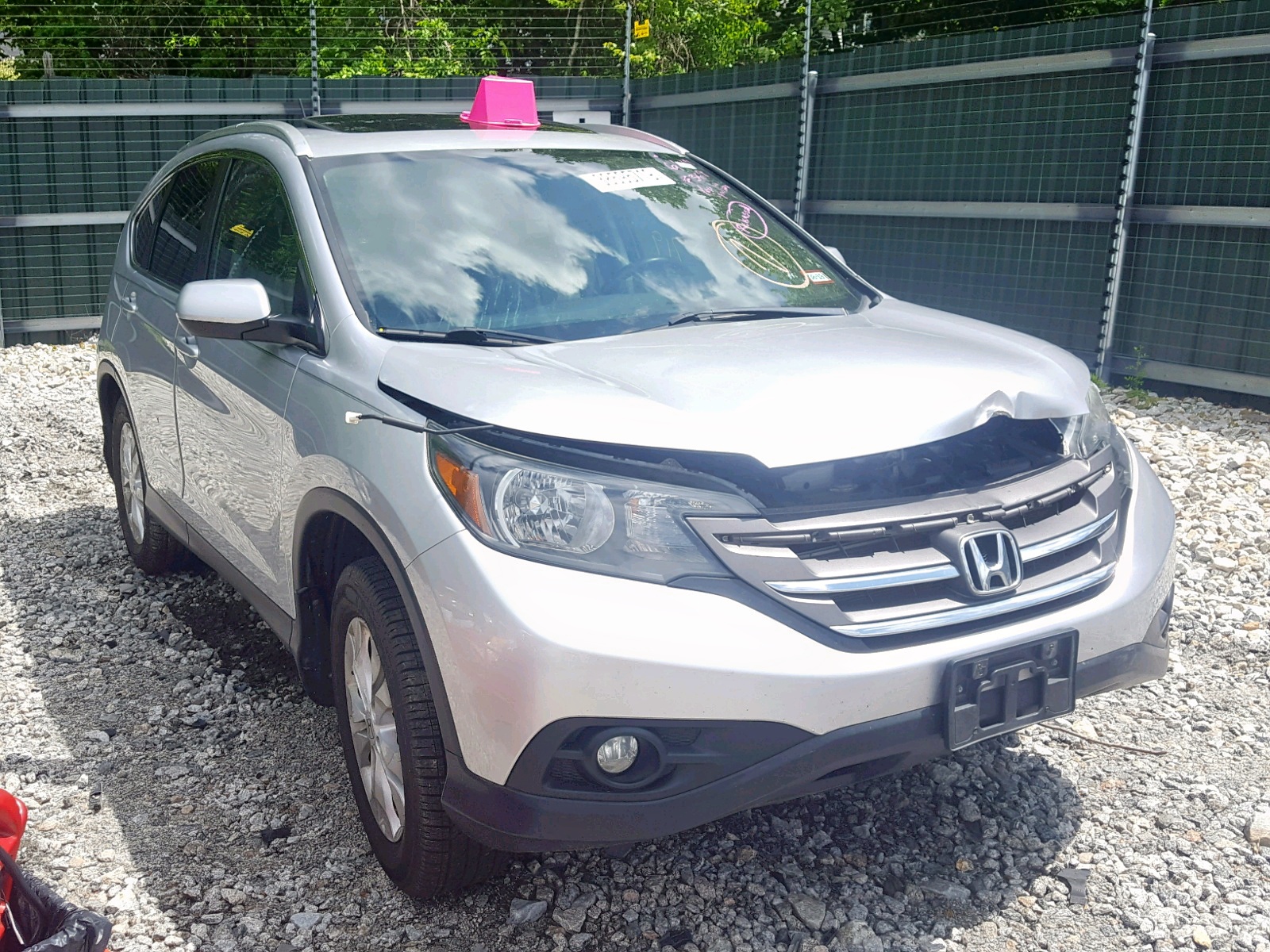 HONDA CR-V EXL 2014 with VIN 2HKRM4H78EH676419 - Photo from auction