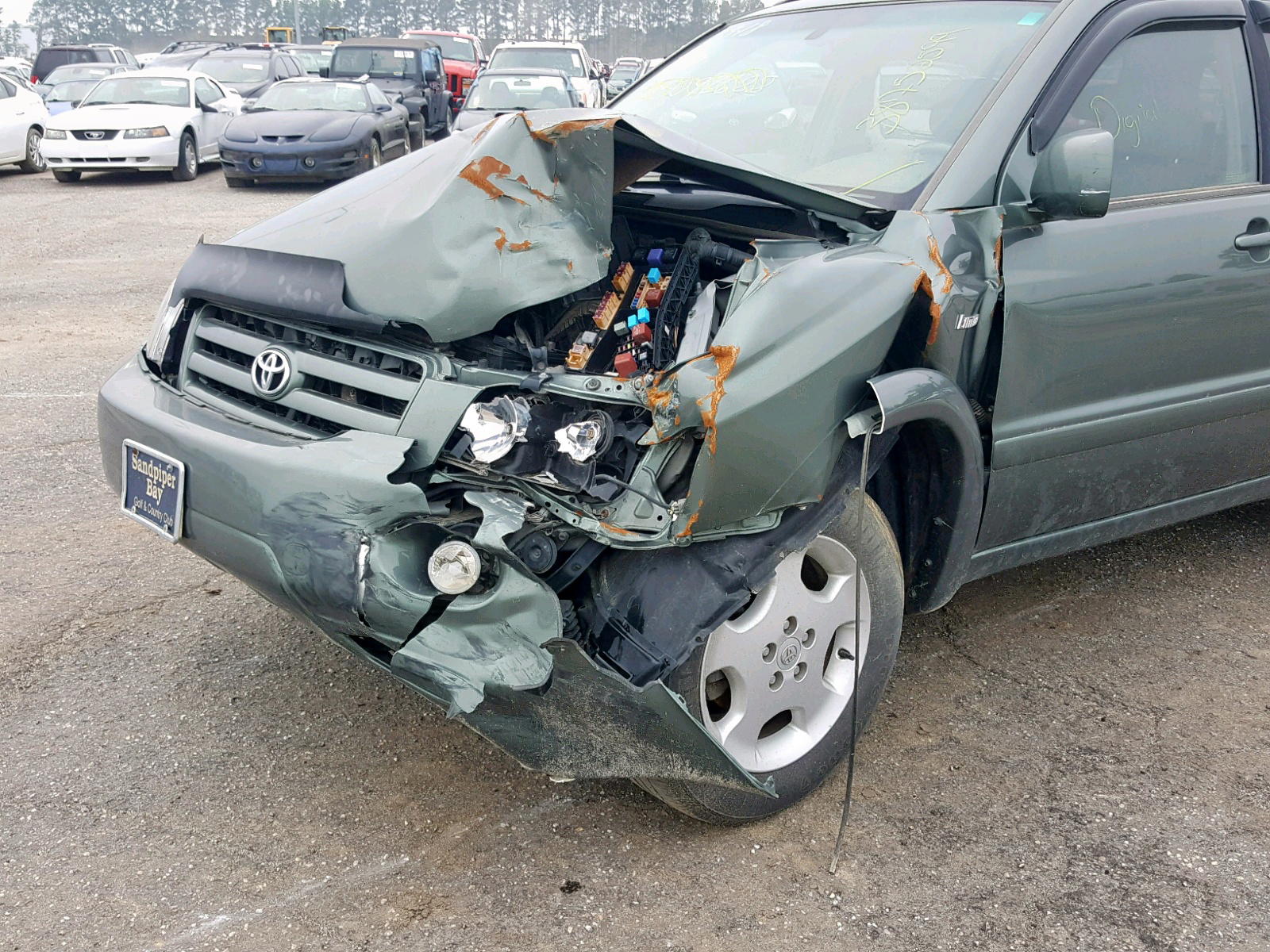 Photo 9 from auction – 2005 TOYOTA HIGHLANDER with VIN JTEDP21A350058476