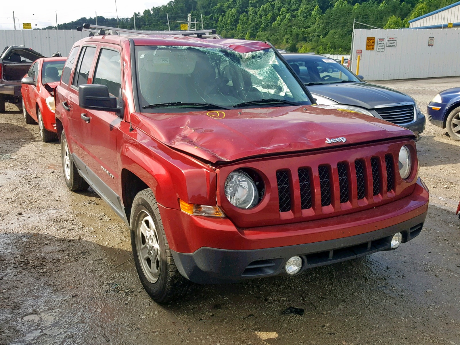 Photo 1 from auction – 2016 JEEP PATRIOT SP with VIN 1C4NJPBA6GD677879
