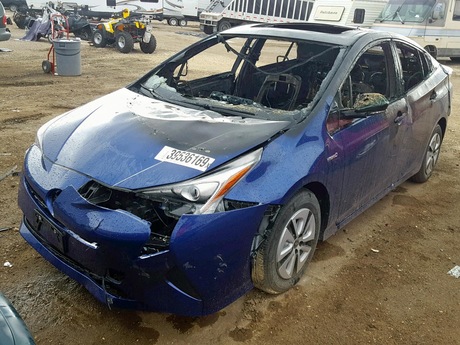 Photo 2 from auction – 2017 TOYOTA PRIUS with VIN JTDKARFU3H3528033