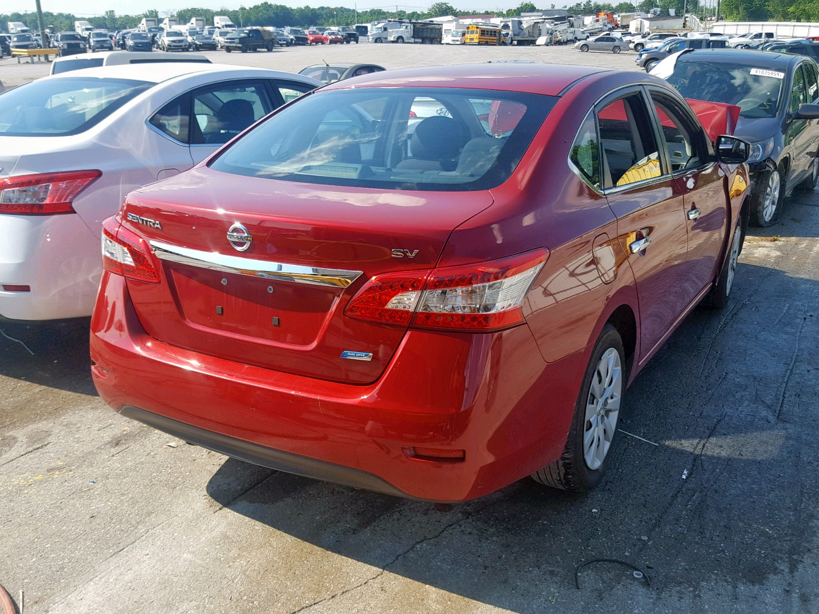 Photo 4 from auction – 2014 NISSAN SENTRA S with VIN 3N1AB7AP6EL638043