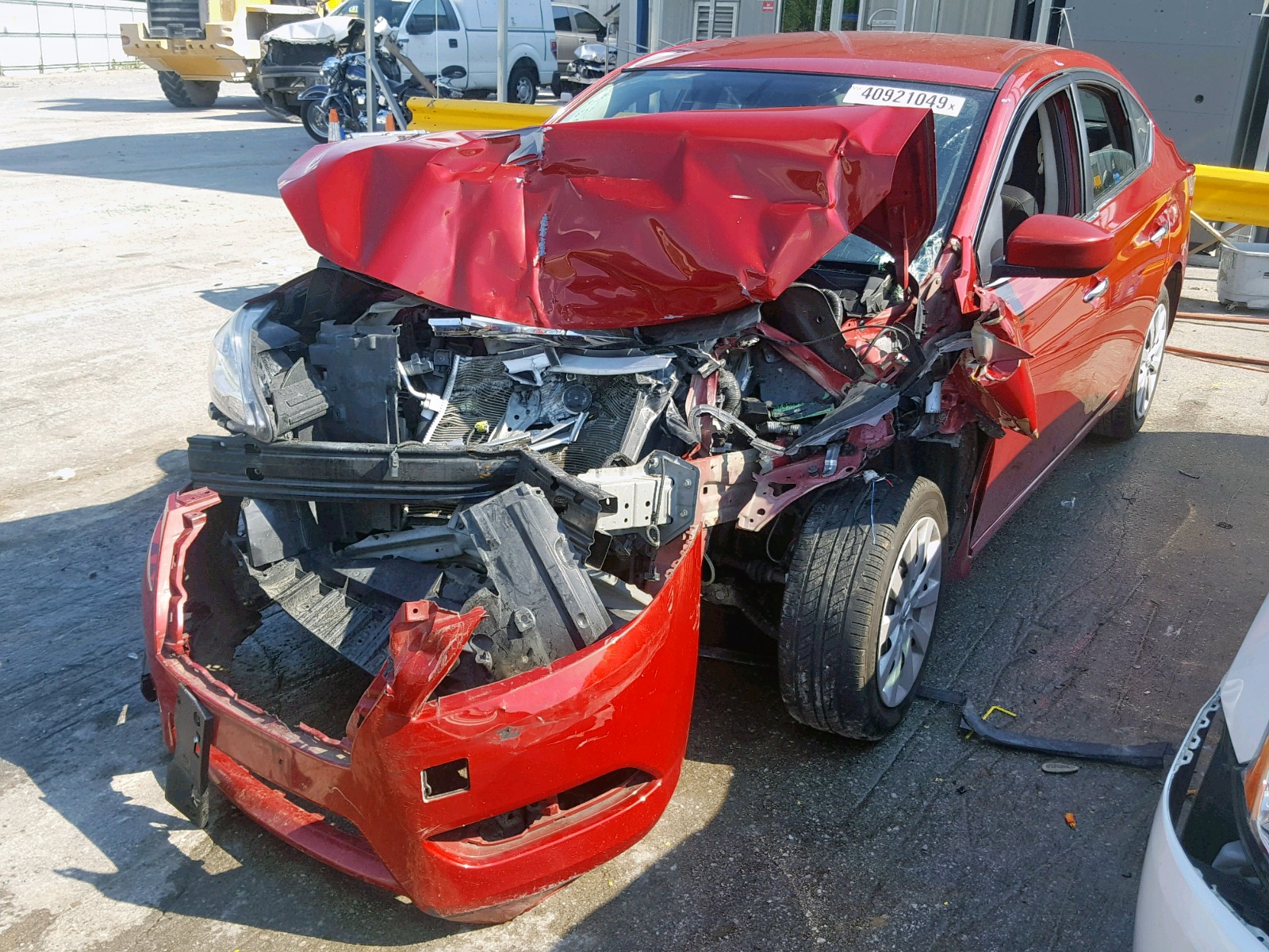 Photo 2 from auction – 2014 NISSAN SENTRA S with VIN 3N1AB7AP6EL638043