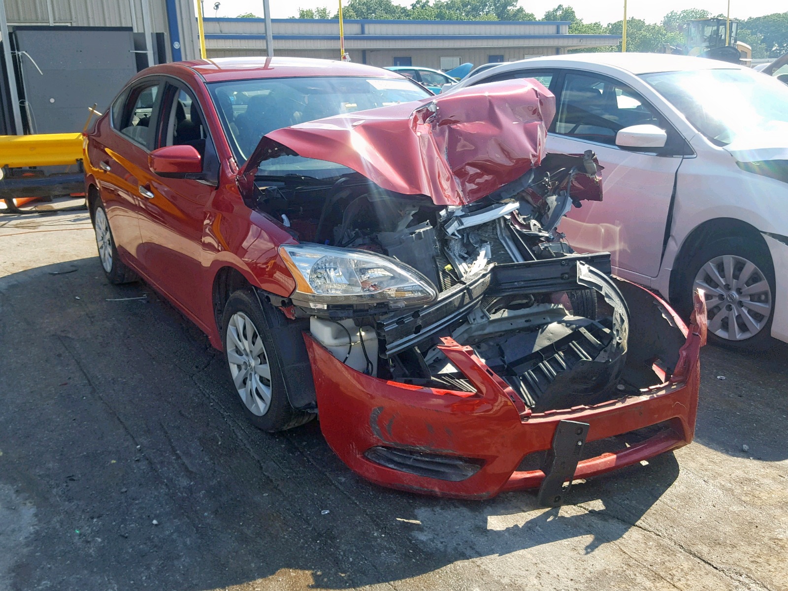 NISSAN SENTRA S 2014 with VIN 3N1AB7AP6EL638043 - Photo from auction
