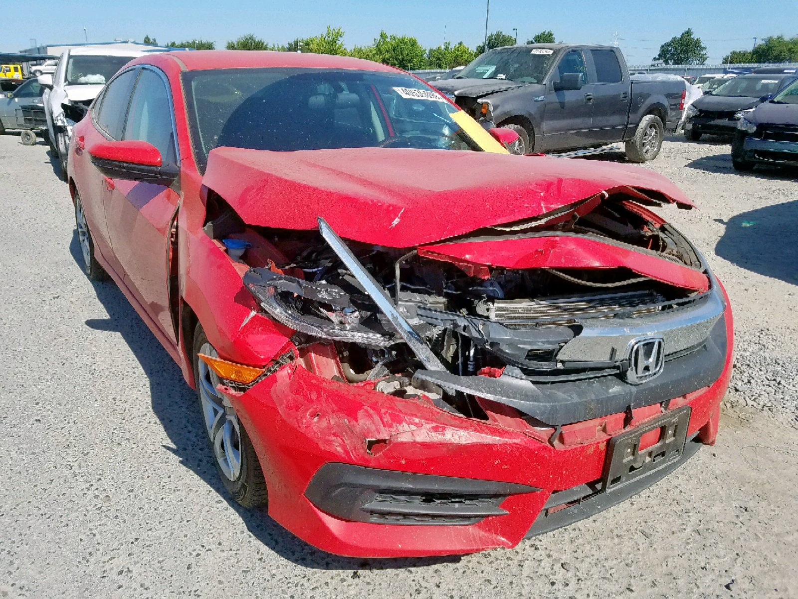 Photo 1 from auction – 2016 HONDA CIVIC LX with VIN 2HGFC2F51GH547463