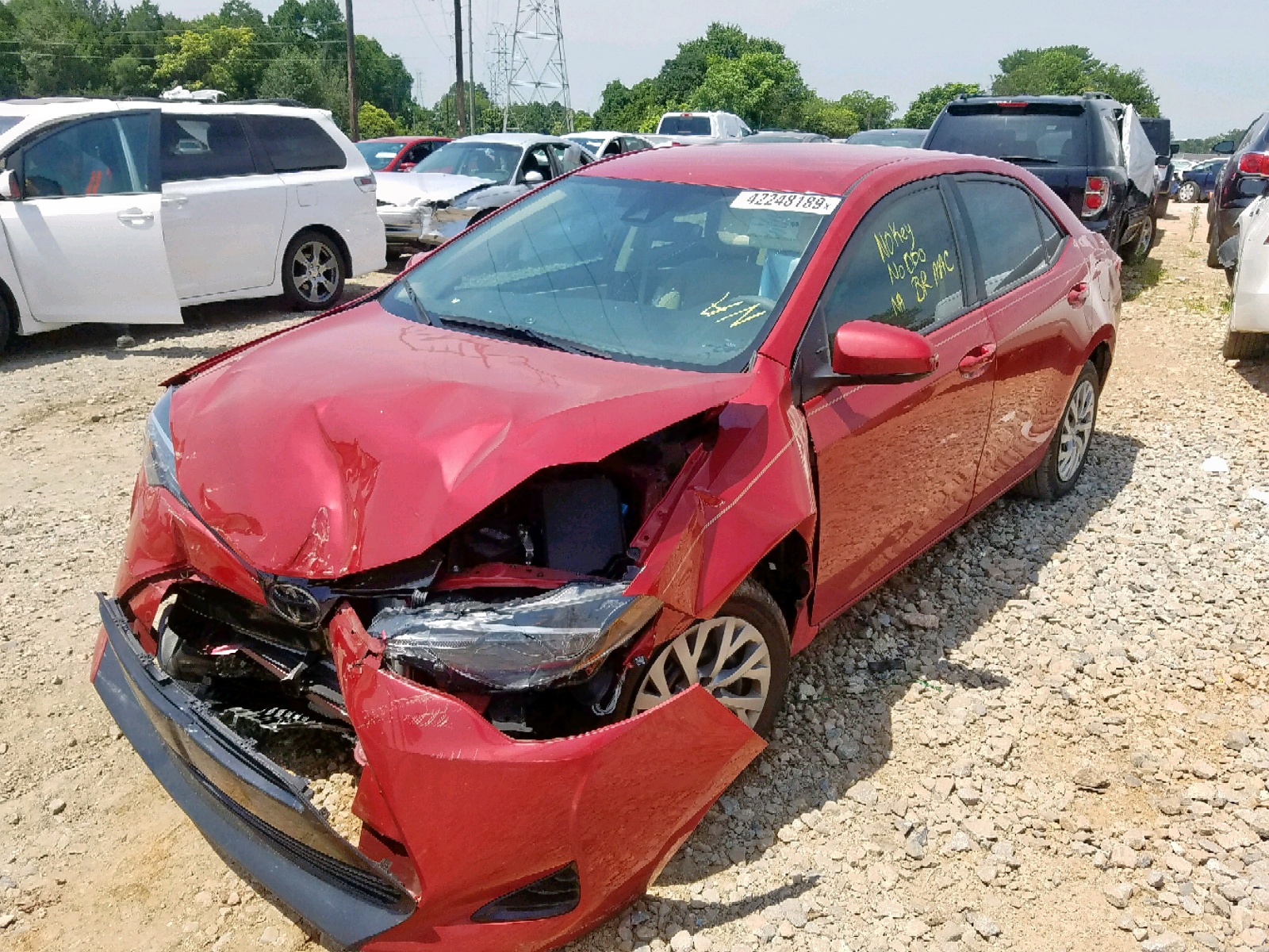 Photo 2 from auction – 2018 TOYOTA COROLLA L with VIN 2T1BURHE7JC099473