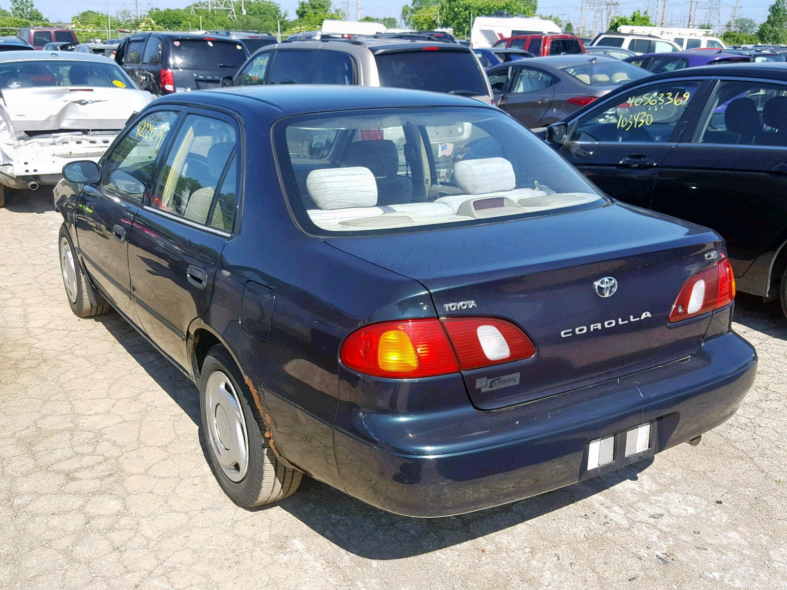 Photo 3 from auction – 1999 TOYOTA COROLLA VE with VIN 2T1BR12E5XC144673