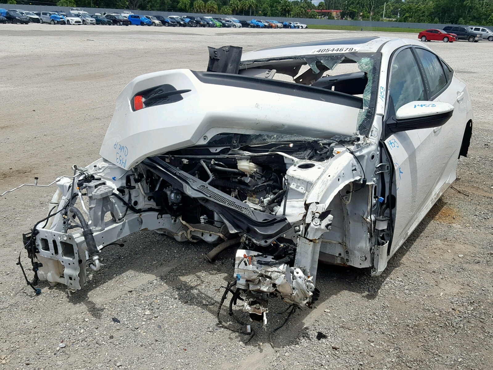 Photo 2 from auction – 2017 HONDA CIVIC EX with VIN 19XFC1F36HE015145