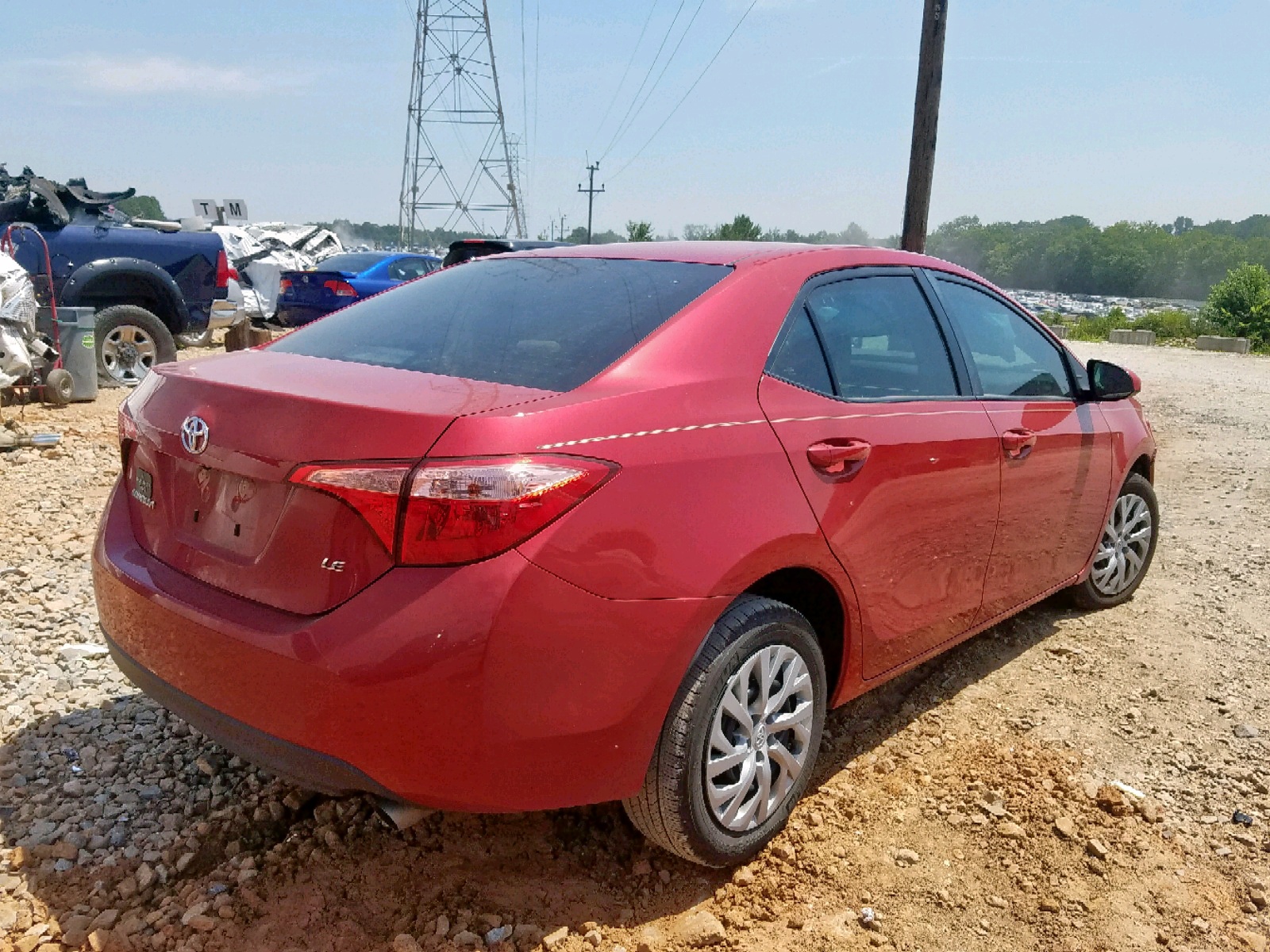 Photo 4 from auction – 2018 TOYOTA COROLLA L with VIN 2T1BURHE7JC099473