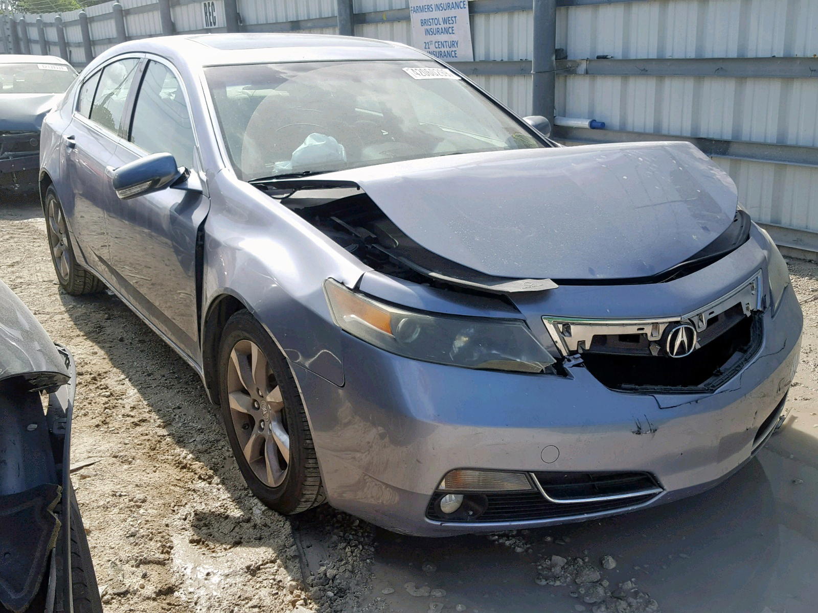 ACURA TL 2012 with VIN 19UUA8F51CA004347 - Photo from auction