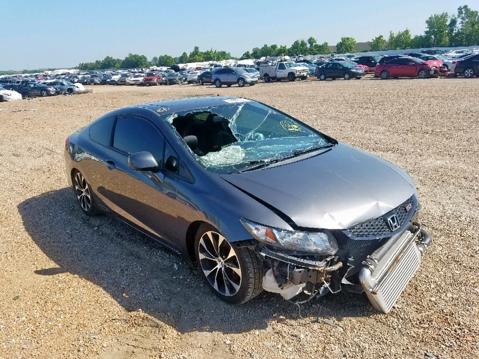 HONDA CIVIC SI 2013 with VIN 2HGFG4A55DH706603 - Photo from auction