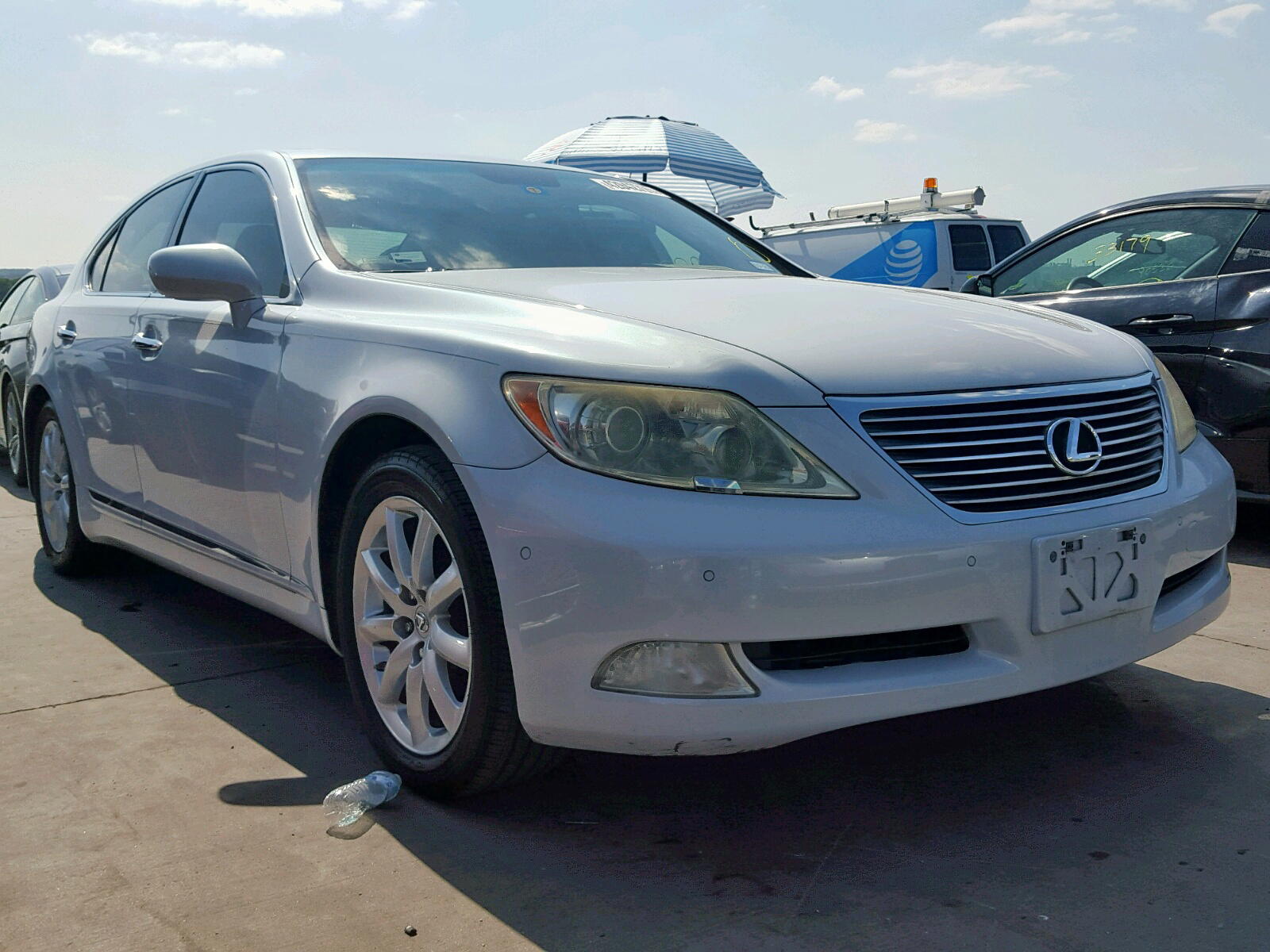 LEXUS LS 460 2008 with VIN JTHBL46F485055700 - Photo from auction