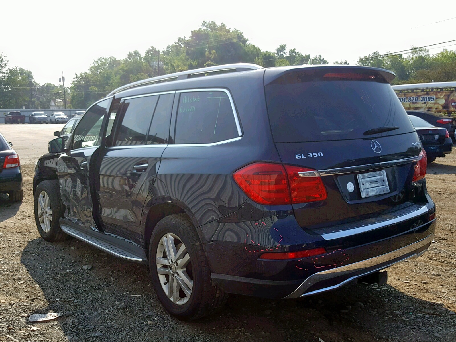 Photo 3 from auction – 2014 MERCEDES-BENZ GL 350 BLU with VIN 4JGDF2EE3EA396339