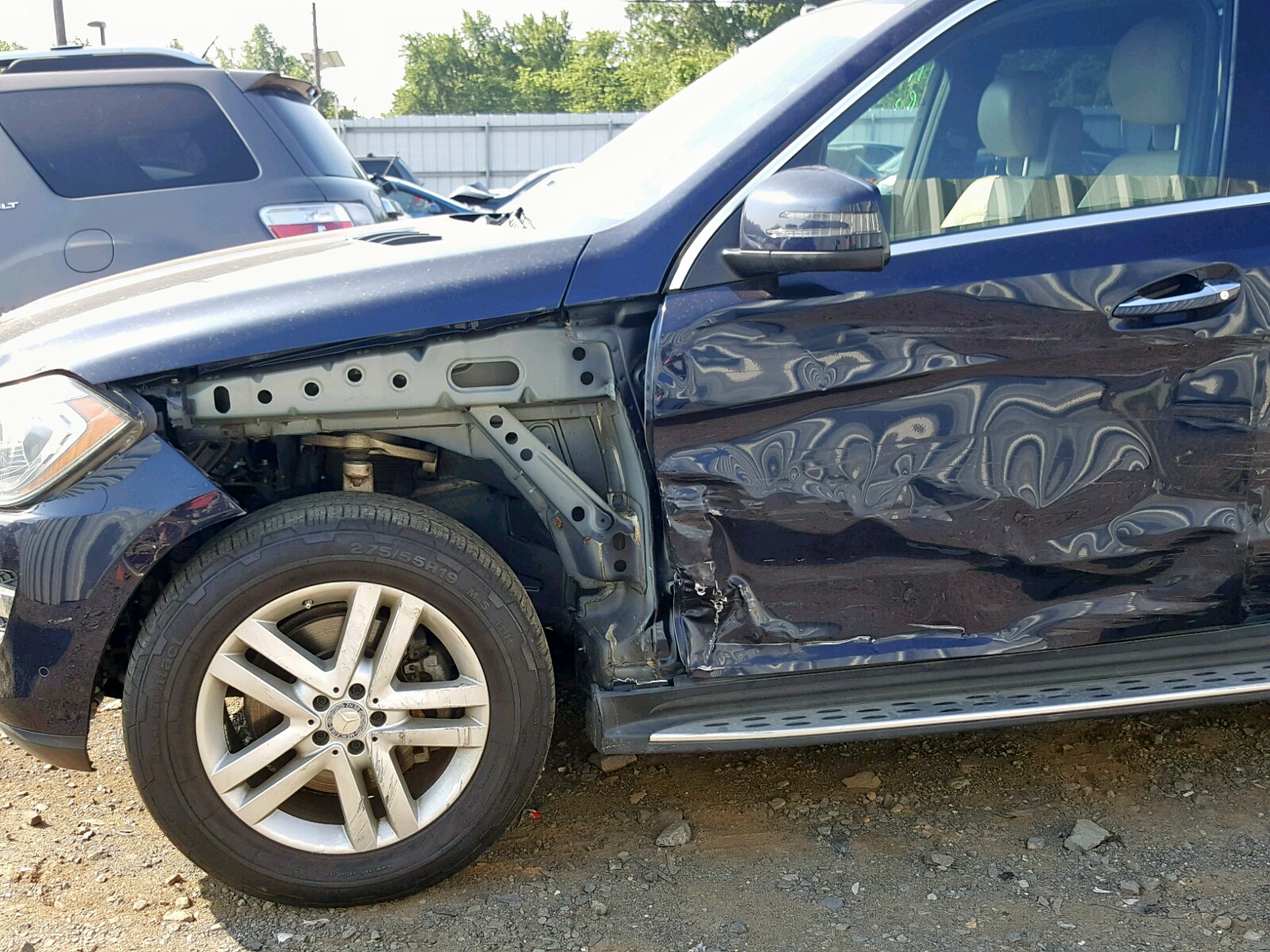 Photo 9 from auction – 2014 MERCEDES-BENZ GL 350 BLU with VIN 4JGDF2EE3EA396339