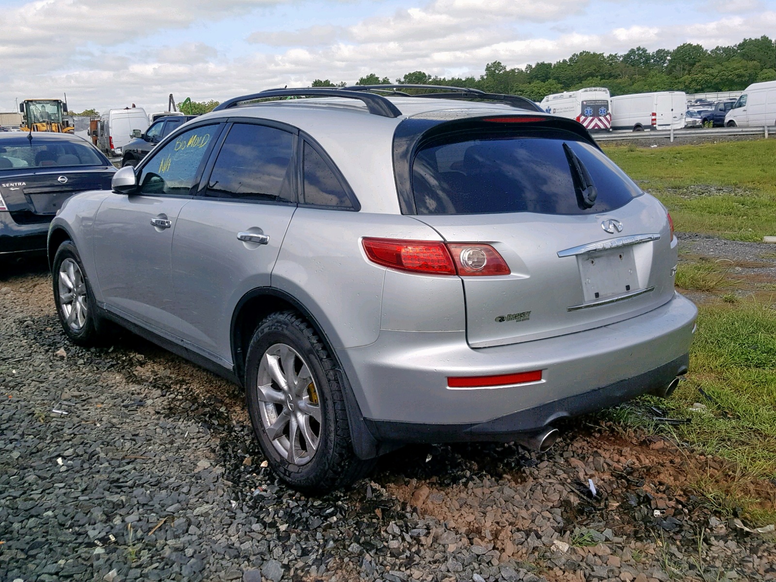 Photo 3 from auction – 2007 INFINITI FX35 with VIN JNRAS08W57X203247